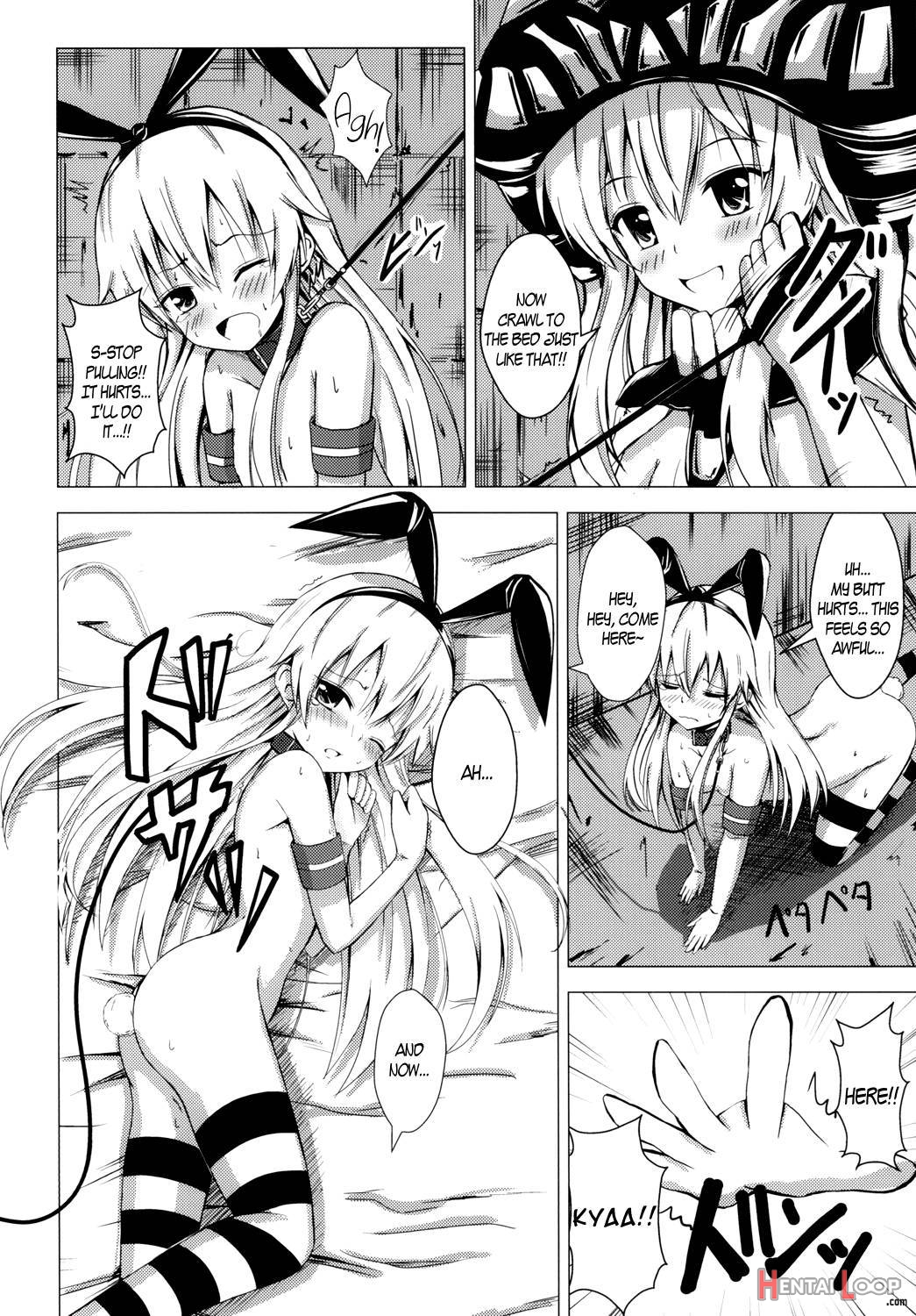 Standard Carrier Wo-class Shimakaze's Yuri Slave Training 1 page 15