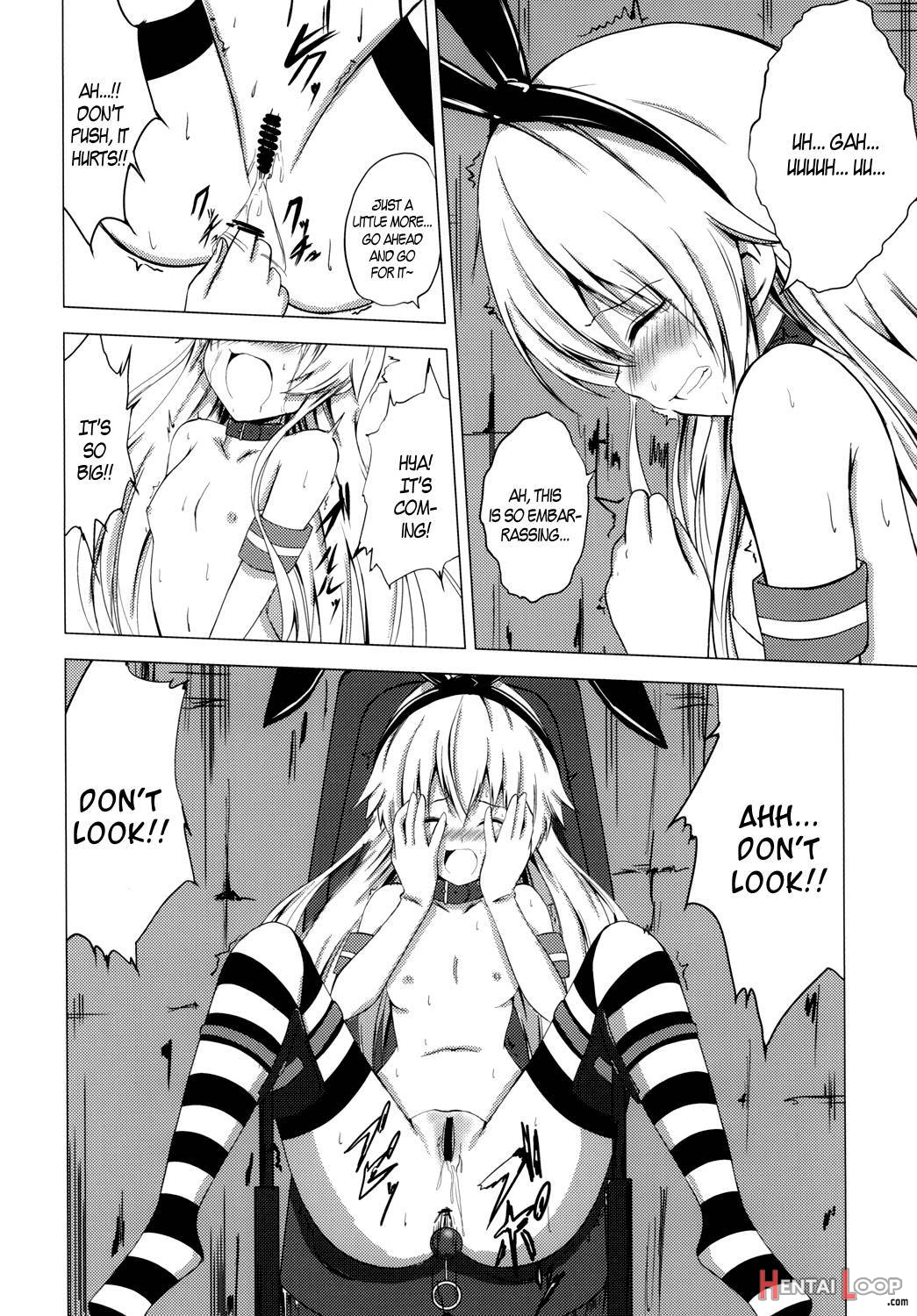 Standard Carrier Wo-class Shimakaze's Yuri Slave Training ~anal Development~ page 13