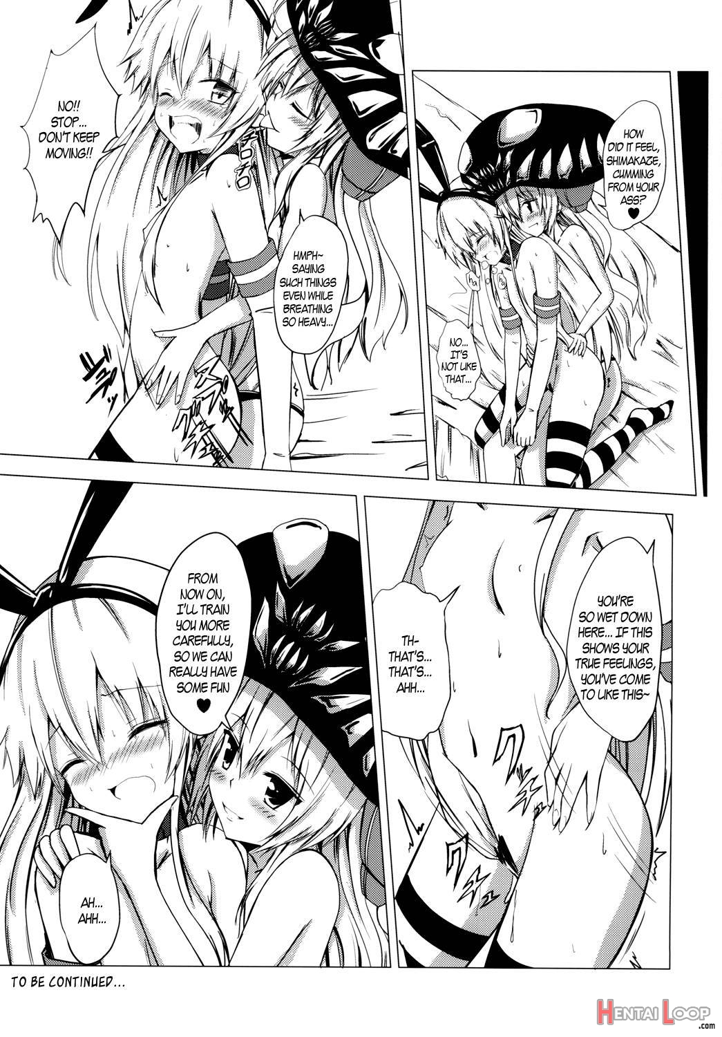 Standard Carrier Wo-class Shimakaze's Yuri Slave Training ~anal Development~ page 20