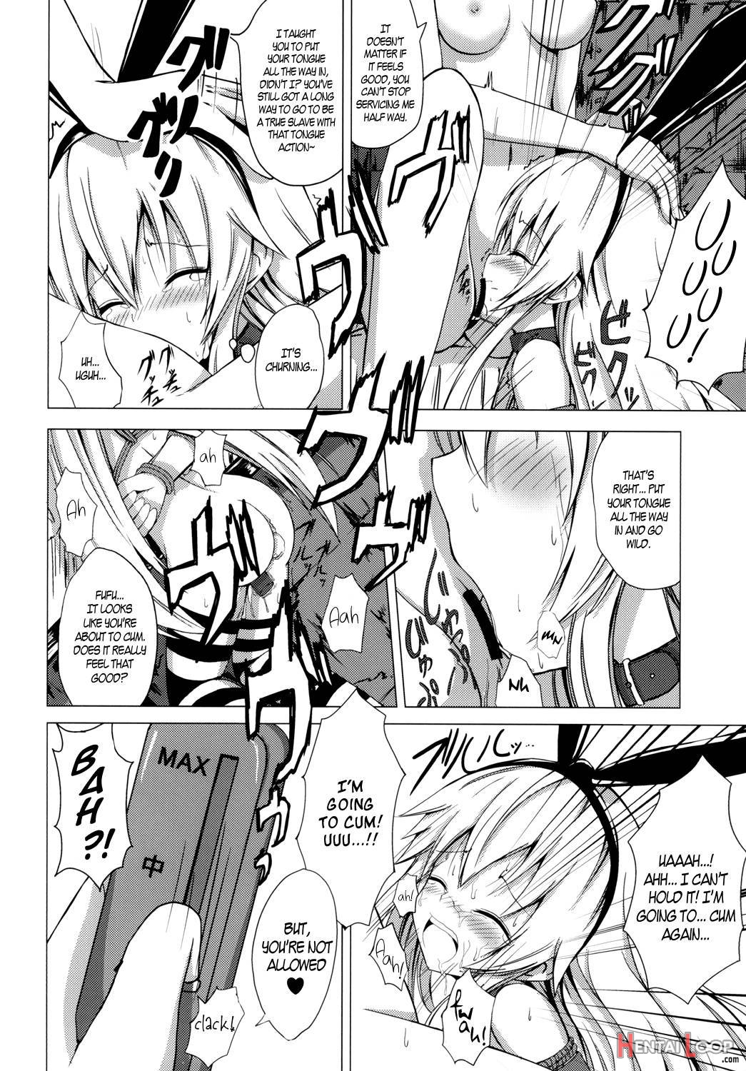 Standard Carrier Wo-class Shimakaze's Yuri Slave Training ~pleasure Training~ page 11