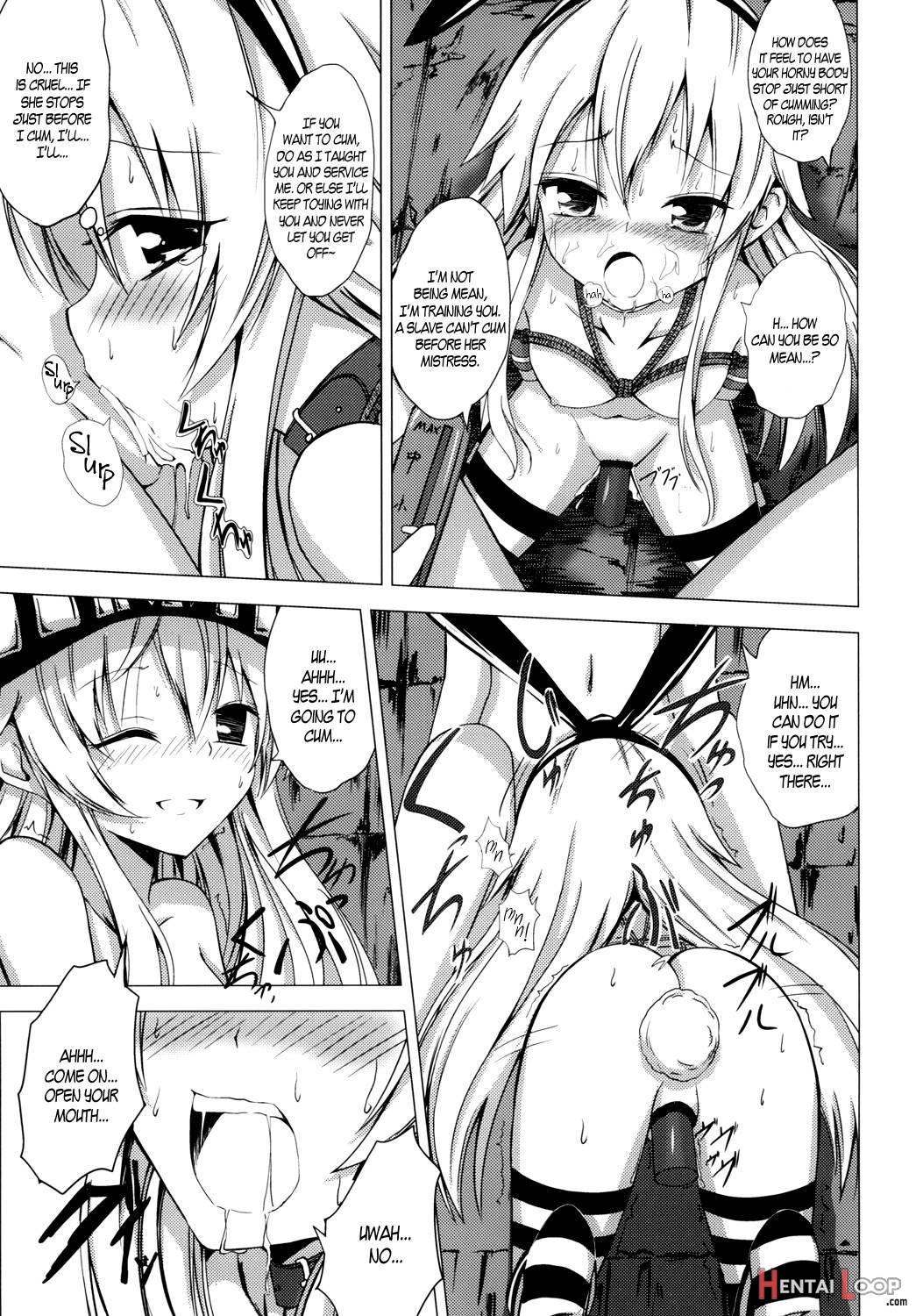 Standard Carrier Wo-class Shimakaze's Yuri Slave Training ~pleasure Training~ page 12