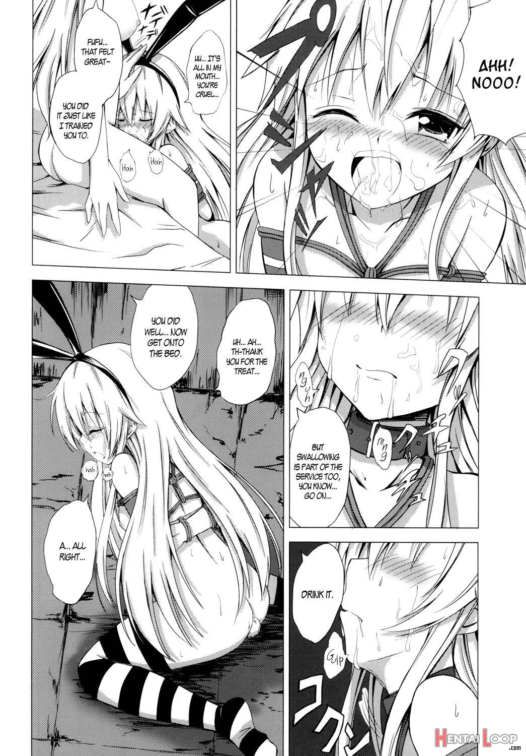 Standard Carrier Wo-class Shimakaze's Yuri Slave Training ~pleasure Training~ page 13