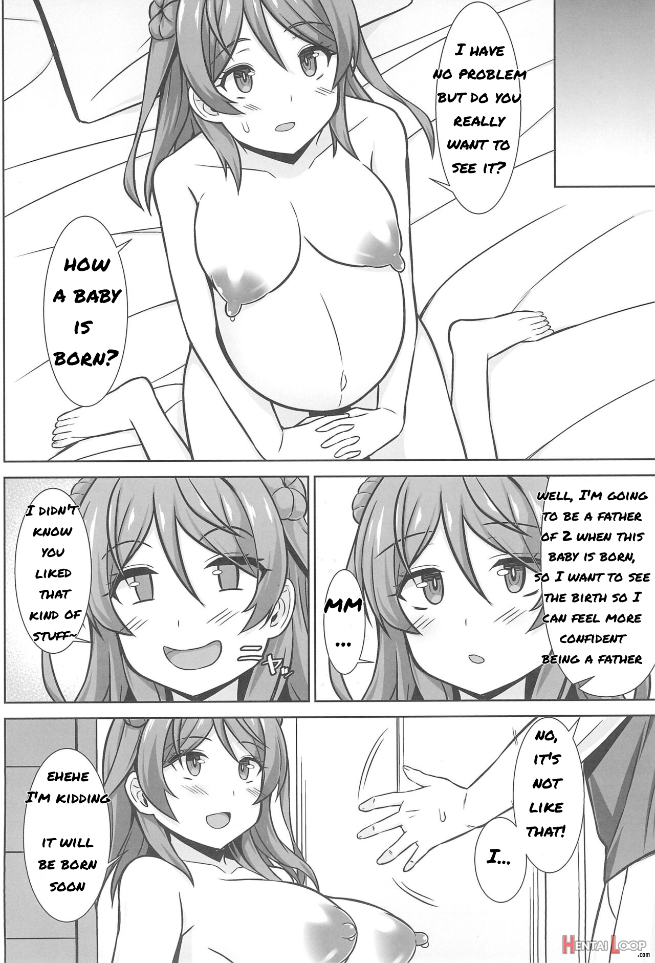 Urakaze-chan Ga Ippai Bonyuu Ecchi Shite Shussan Shite Kureru Hon page 24