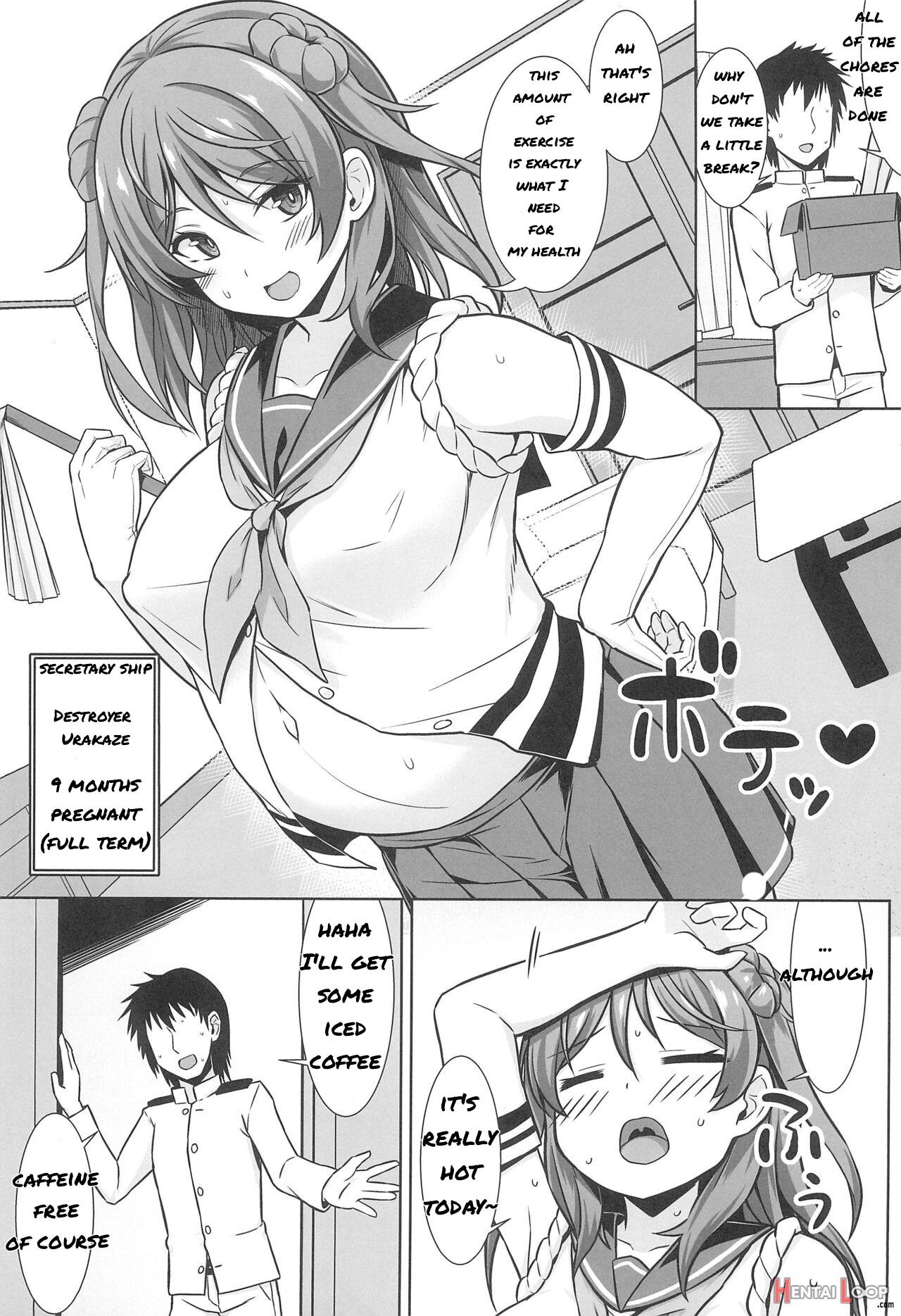 Urakaze-chan Ga Ippai Bonyuu Ecchi Shite Shussan Shite Kureru Hon page 3