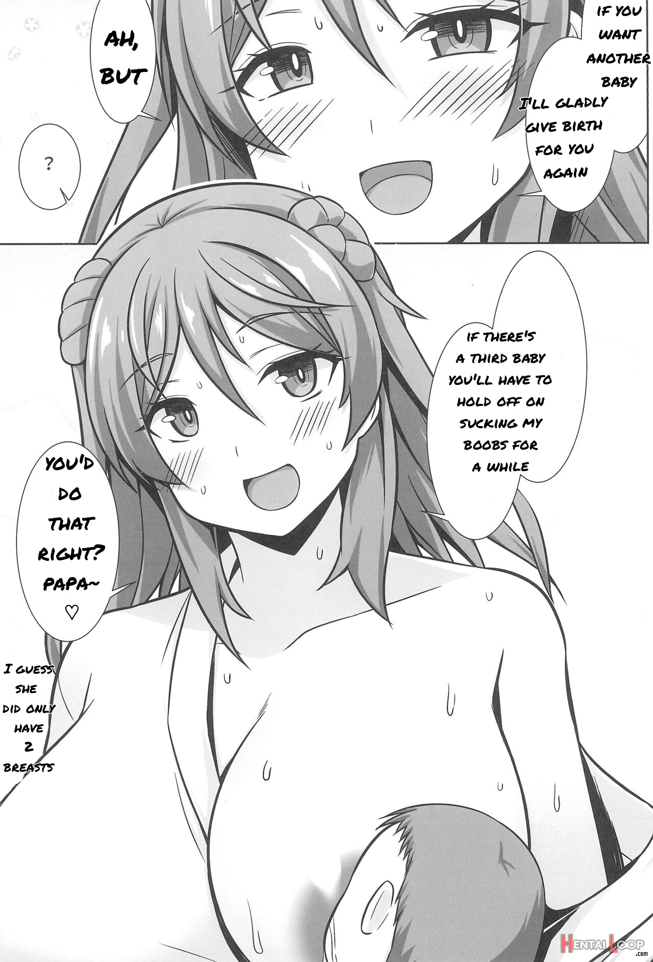 Urakaze-chan Ga Ippai Bonyuu Ecchi Shite Shussan Shite Kureru Hon page 35