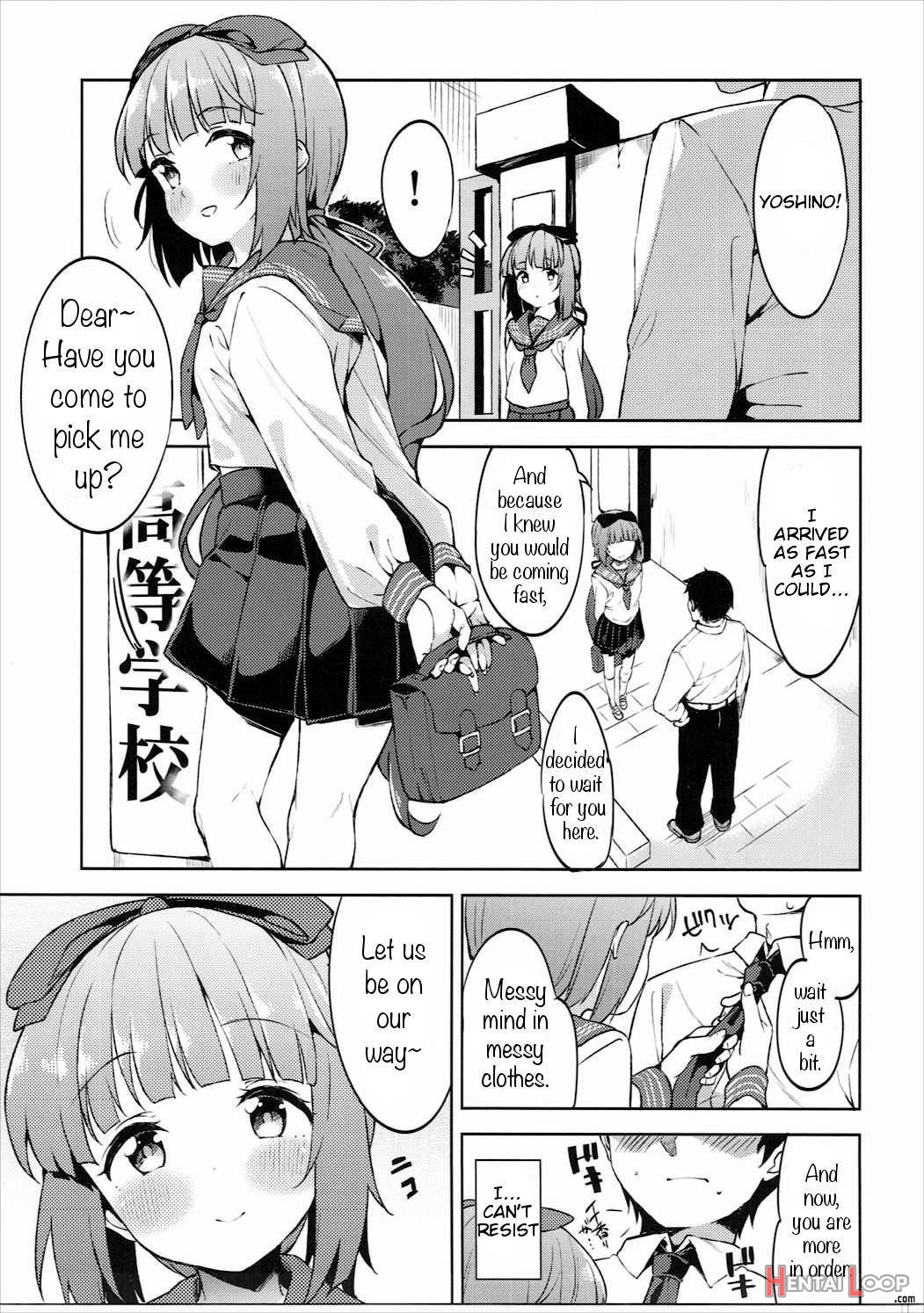 Yorita Yoshino To Shachuu De Ichaicha Suru Hon page 3