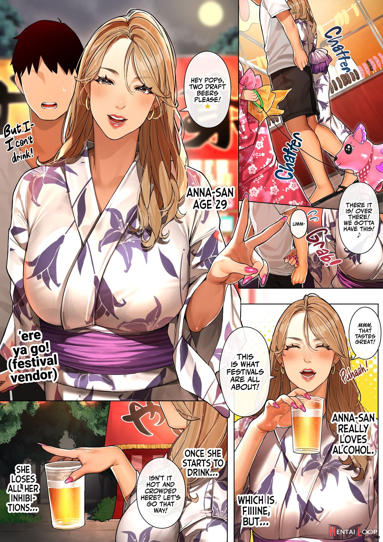 Gal Mama-san To Omatsuri Date "anna-san" page 2