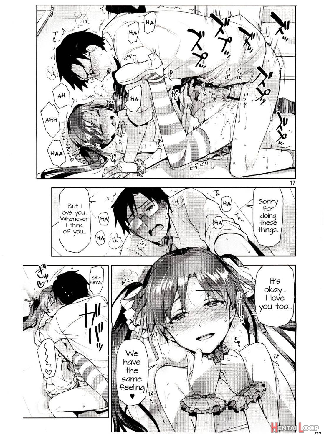 Chihaya Ga Kawai Sugite Gaman Dekinaku Natta...!! page 16