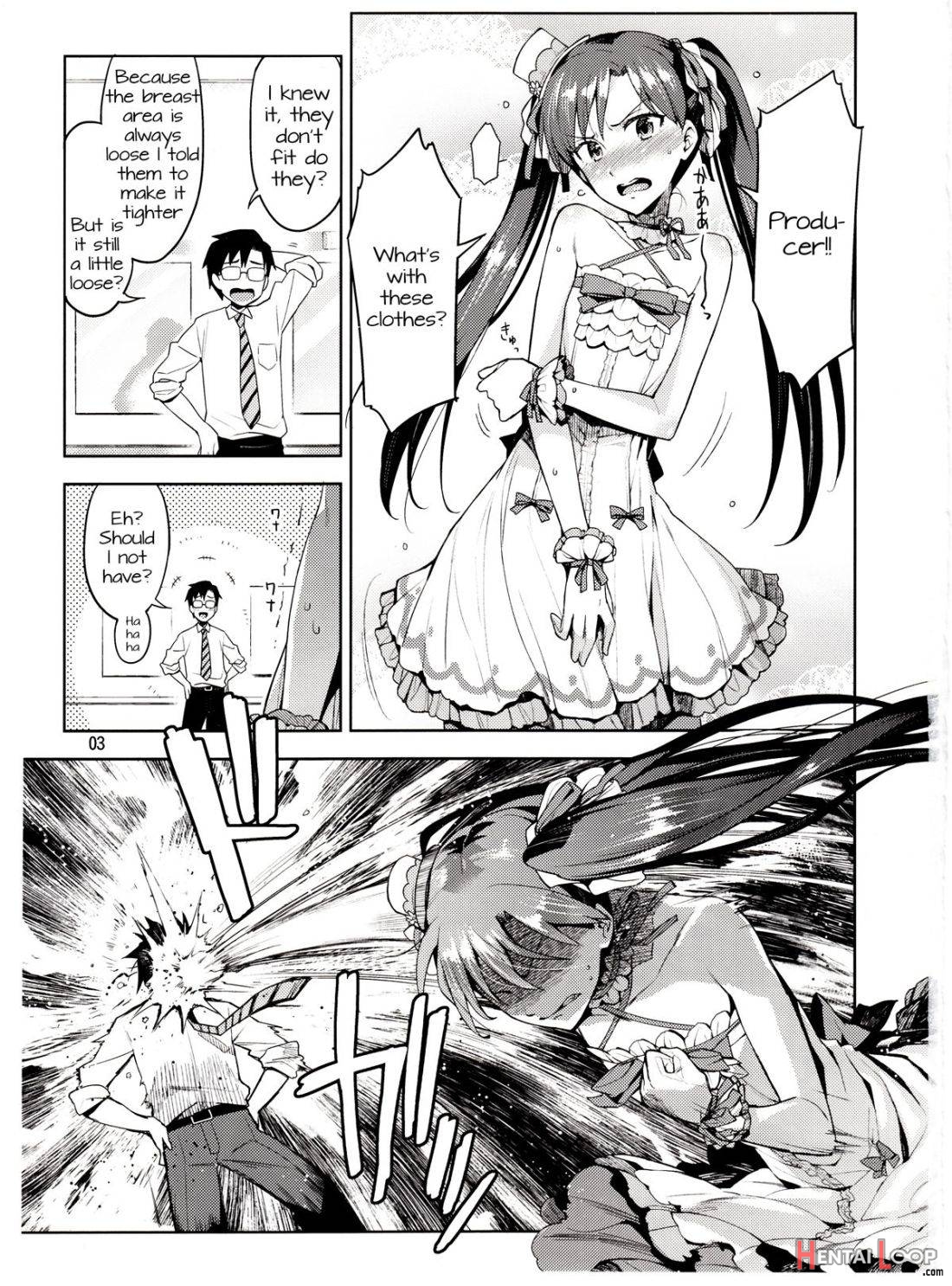 Chihaya Ga Kawai Sugite Gaman Dekinaku Natta...!! page 2