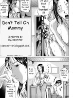 Don't Tell On Mommy page 1