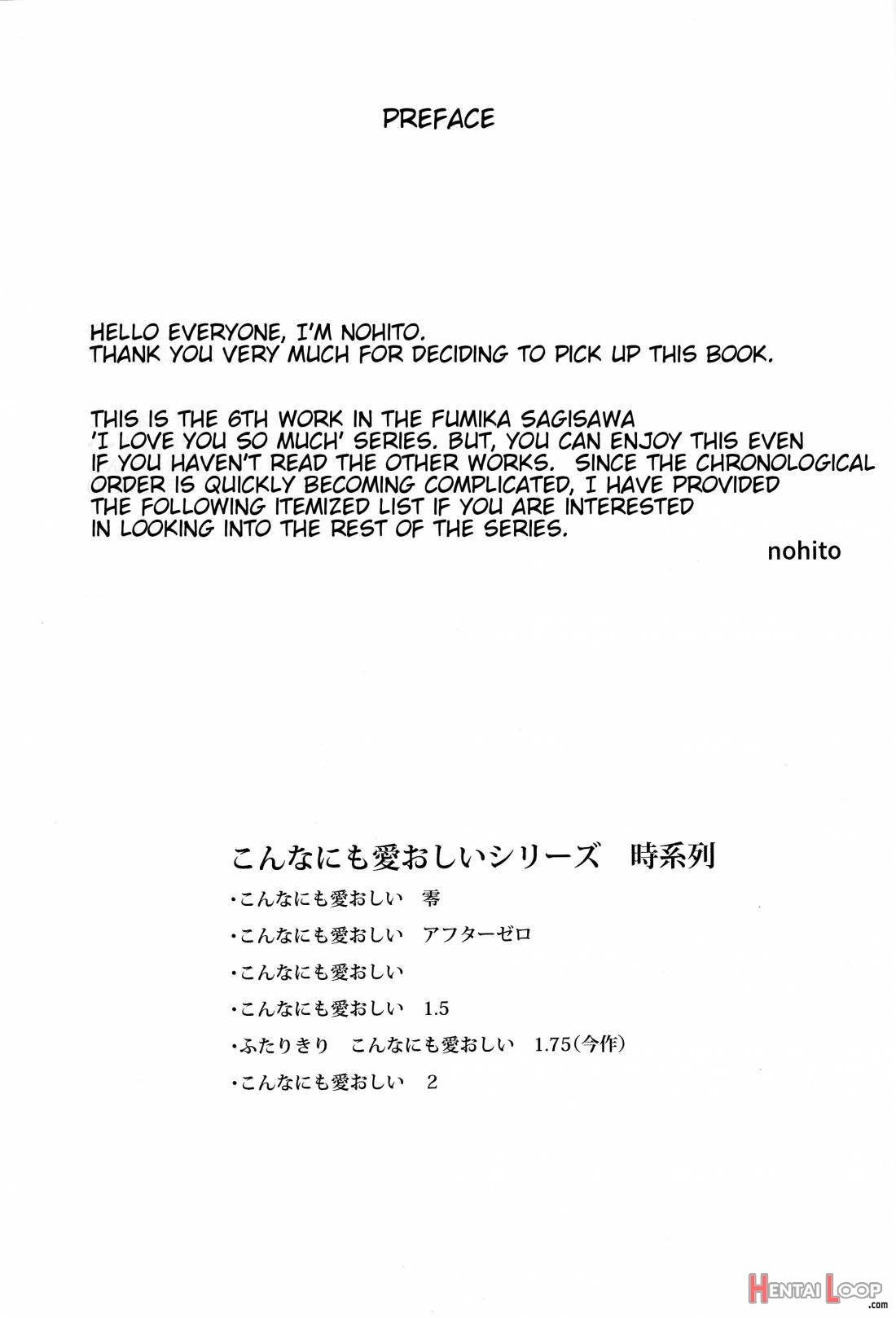 Futarikiri - Konna Ni Mo Itooshii 1.75 page 2