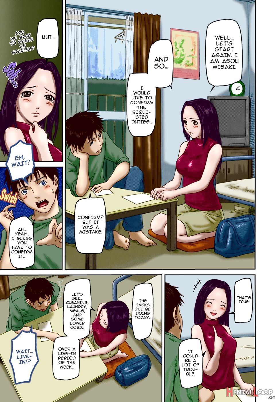 Help Me, Misaki-san! - Colorized page 3