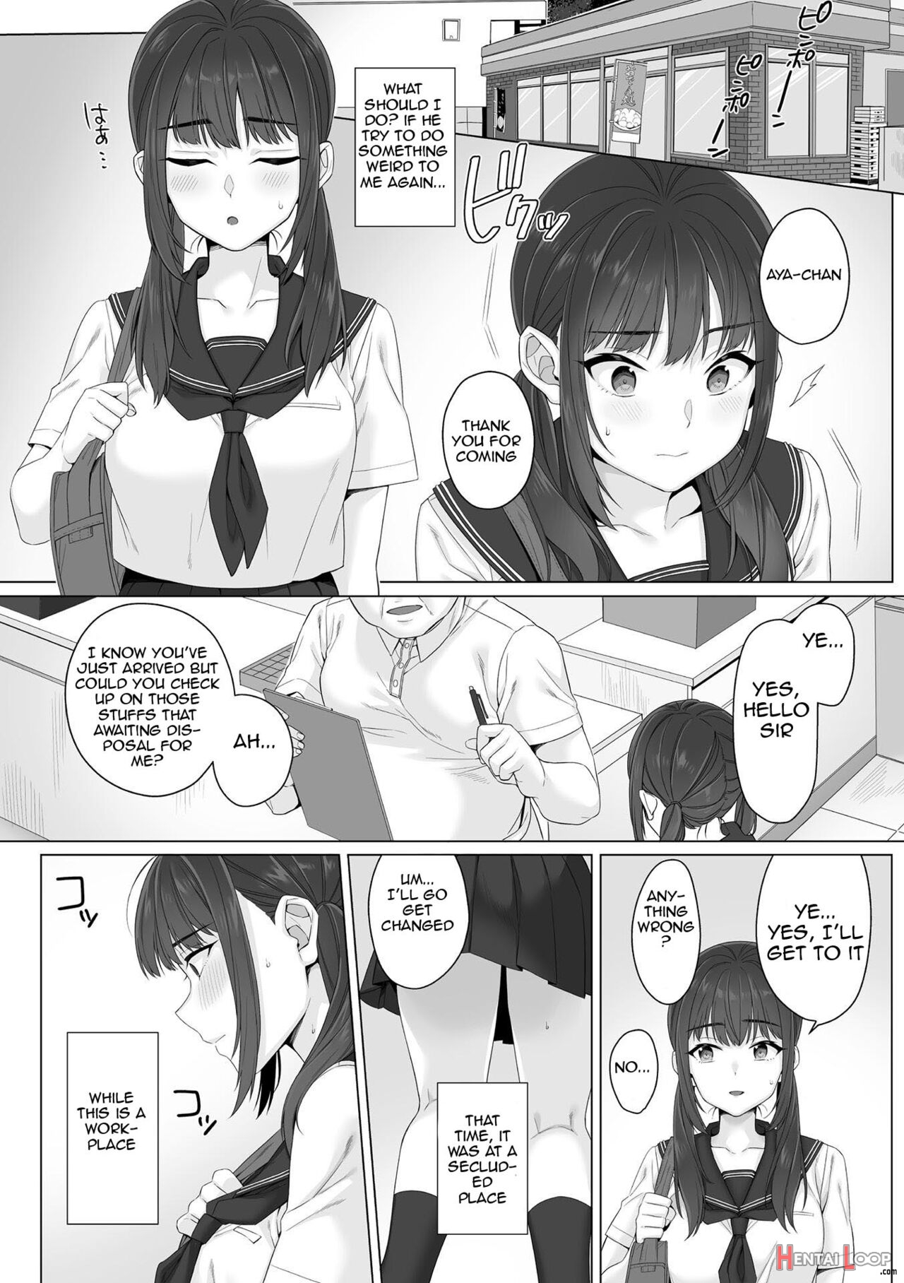 Junboku Joshikousei Wa Oyaji Iro Ni Somerarete Comic Ban Ch. 1-5 page 34