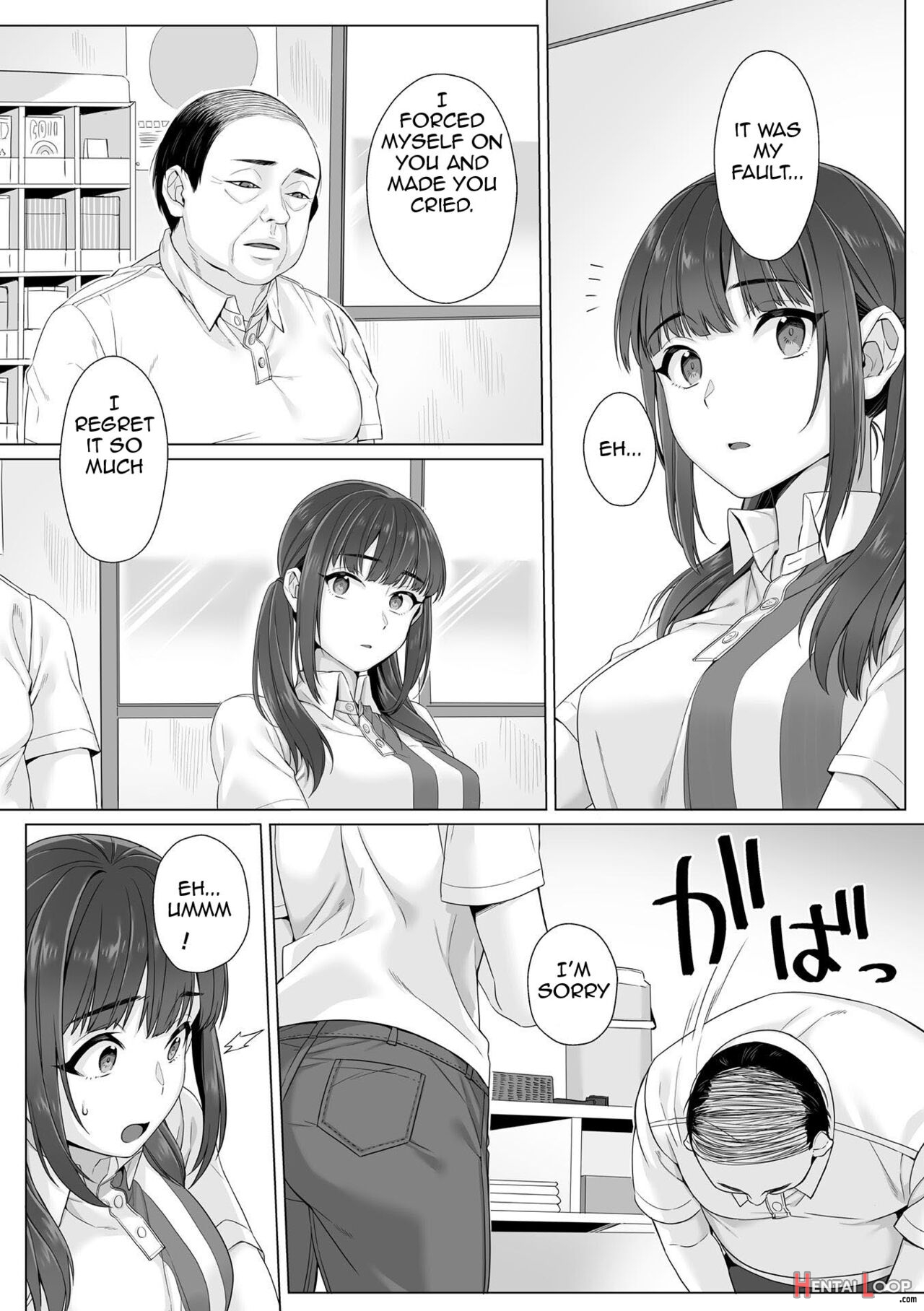 Junboku Joshikousei Wa Oyaji Iro Ni Somerarete Comic Ban Ch. 1-5 page 36