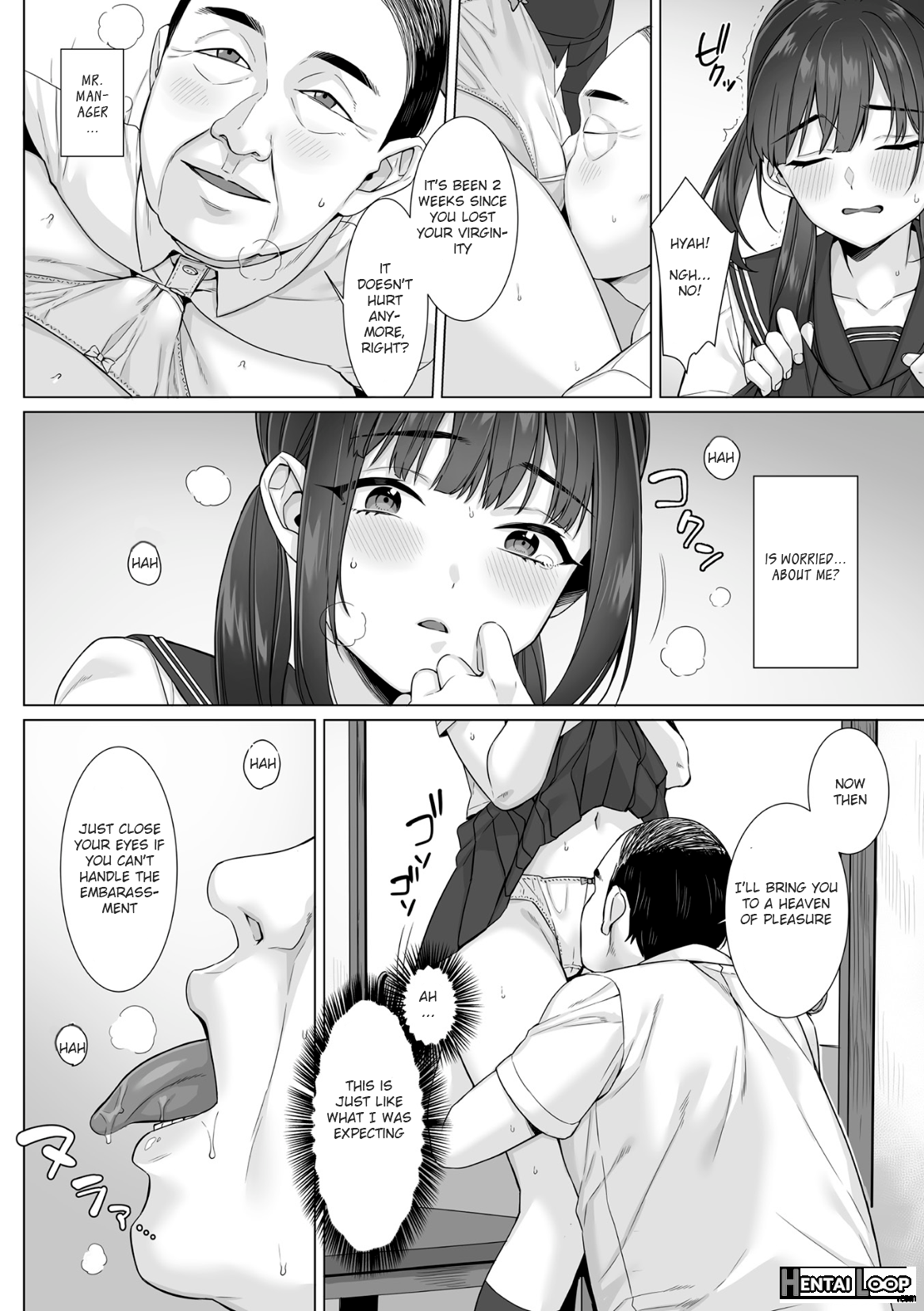 Junboku Joshikousei Wa Oyaji Iro Ni Somerarete Comic Ban Ch. 1-5 page 80