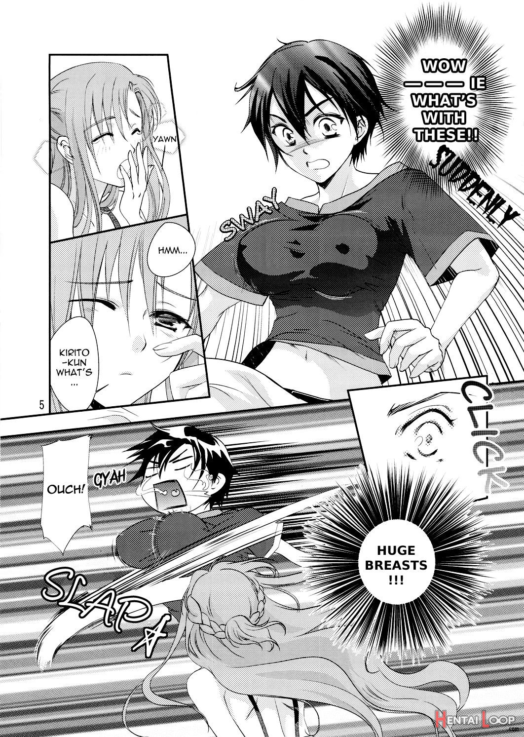 Kirito-kun No Shiroku Betatsuku Nani Ka page 4