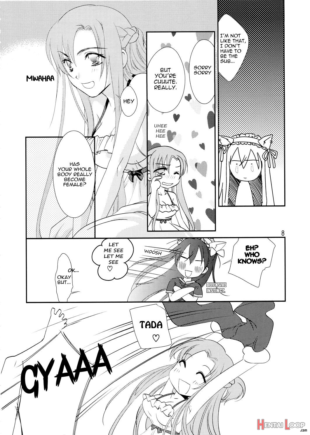 Kirito-kun No Shiroku Betatsuku Nani Ka page 7