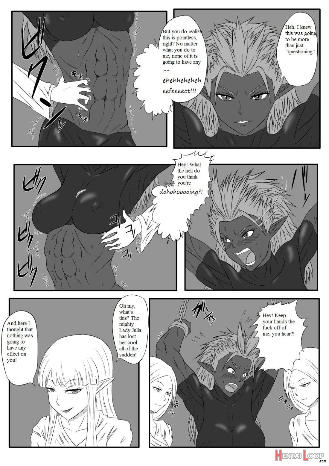 Kusuguri Goumon Taikyuu Hon ~dark Elf Zokuchou Hen~ page 10