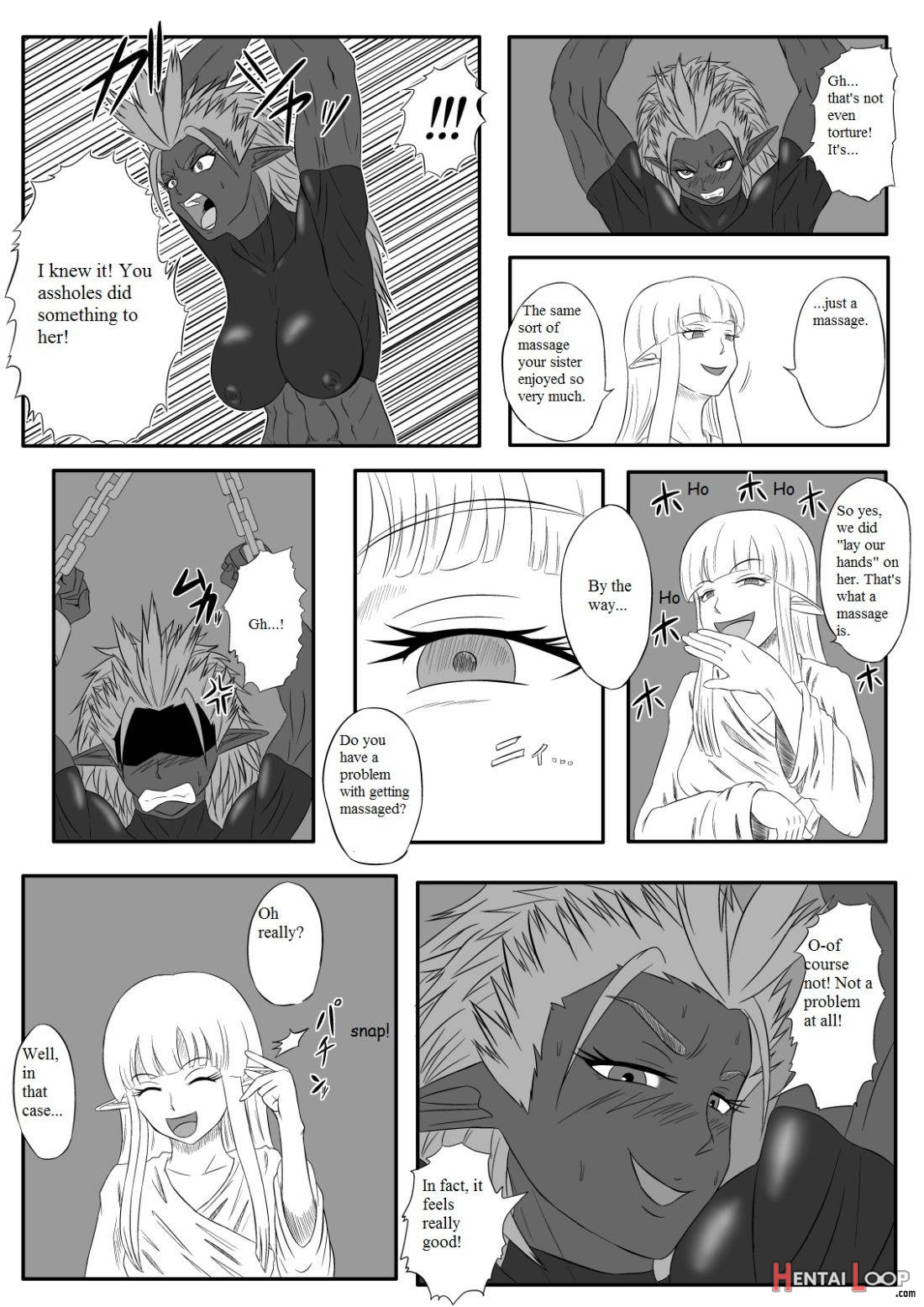 Kusuguri Goumon Taikyuu Hon ~dark Elf Zokuchou Hen~ page 11