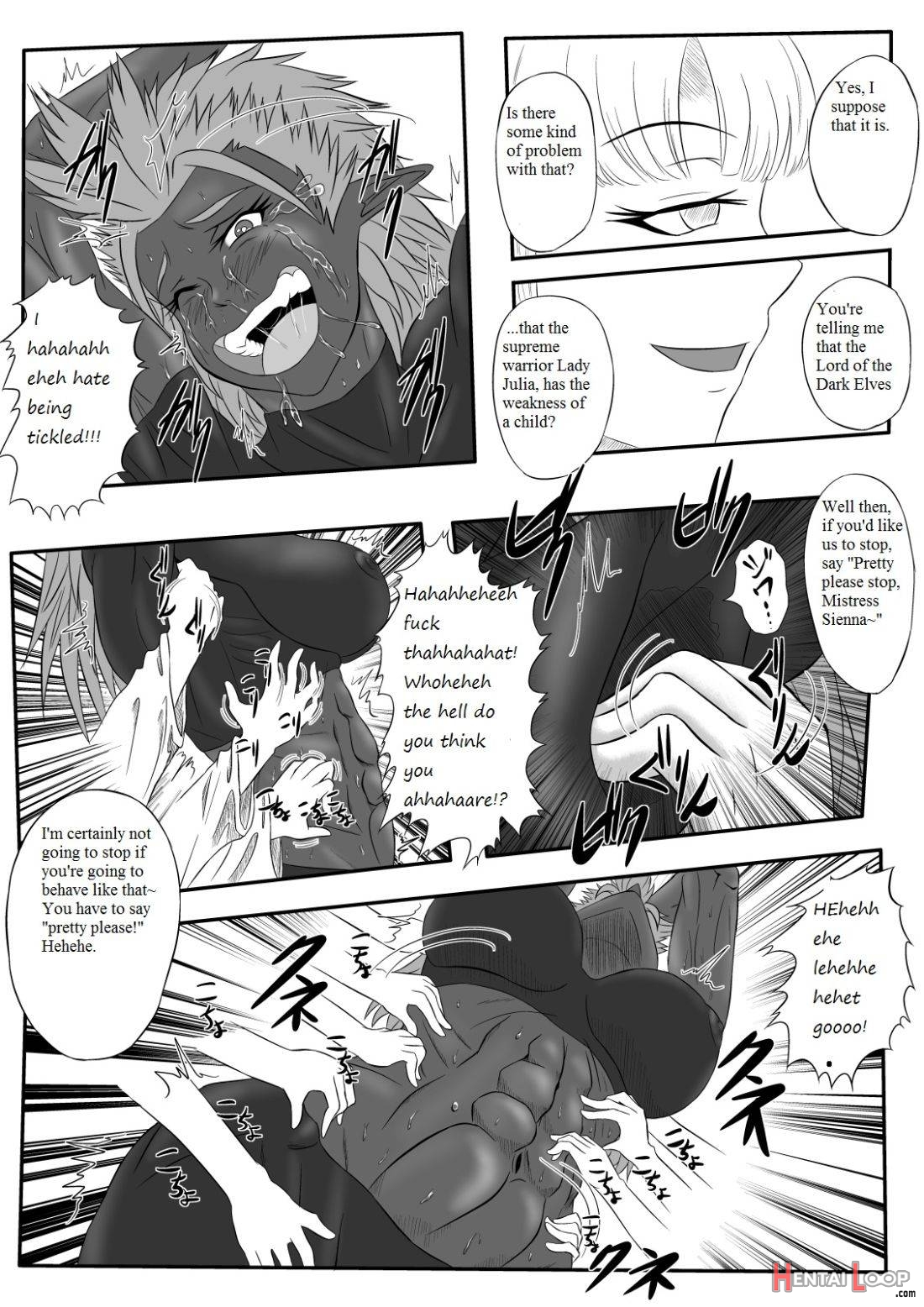 Kusuguri Goumon Taikyuu Hon ~dark Elf Zokuchou Hen~ page 17