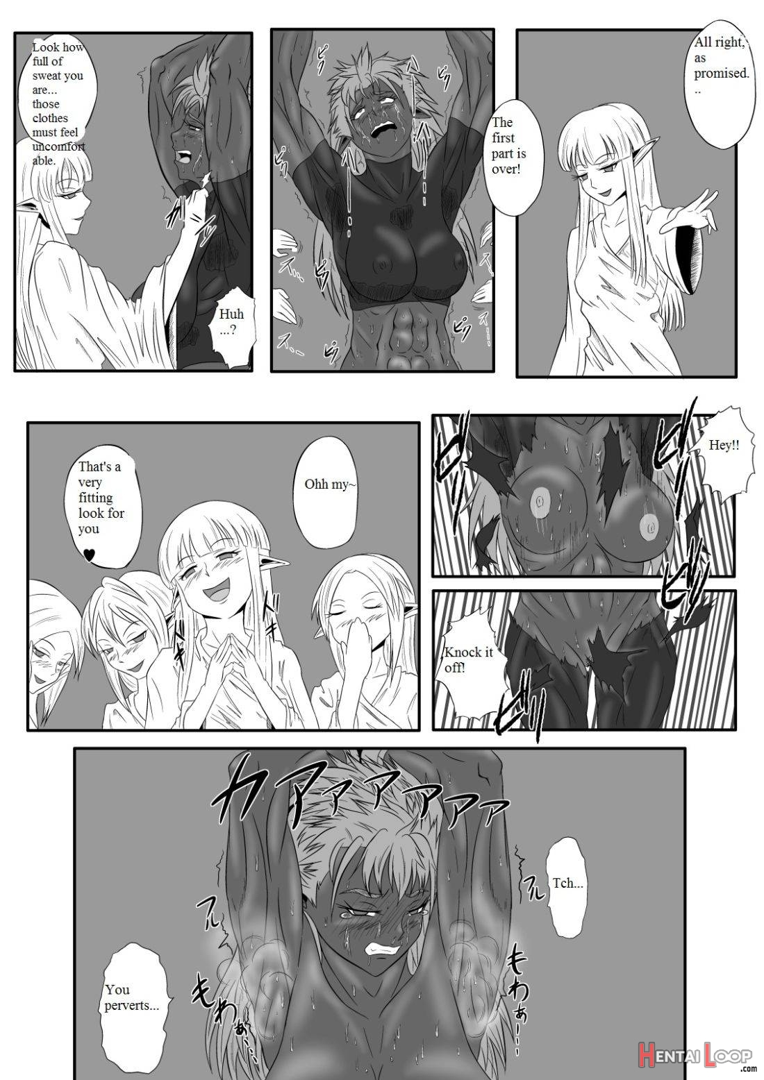 Kusuguri Goumon Taikyuu Hon ~dark Elf Zokuchou Hen~ page 19