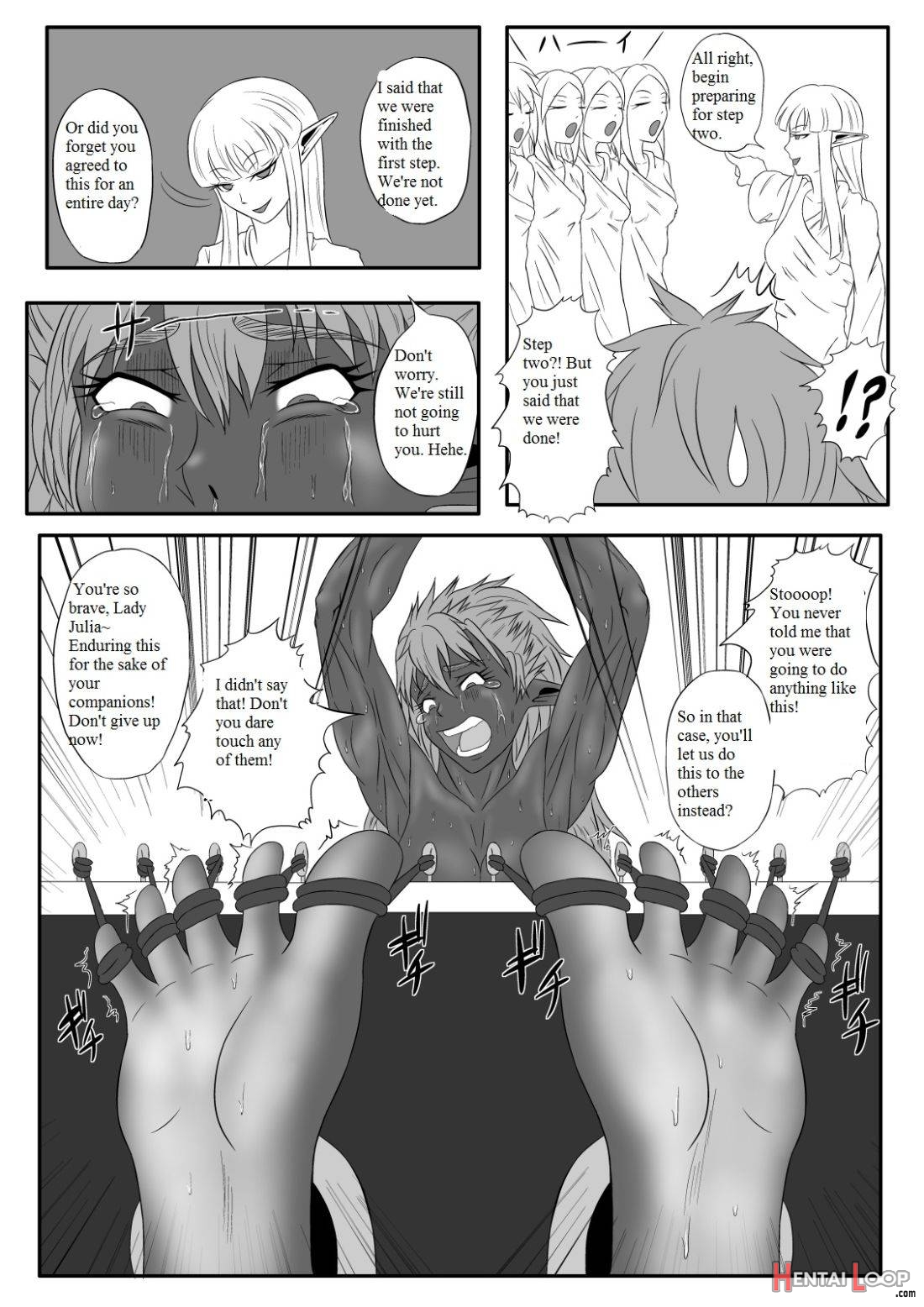 Kusuguri Goumon Taikyuu Hon ~dark Elf Zokuchou Hen~ page 21