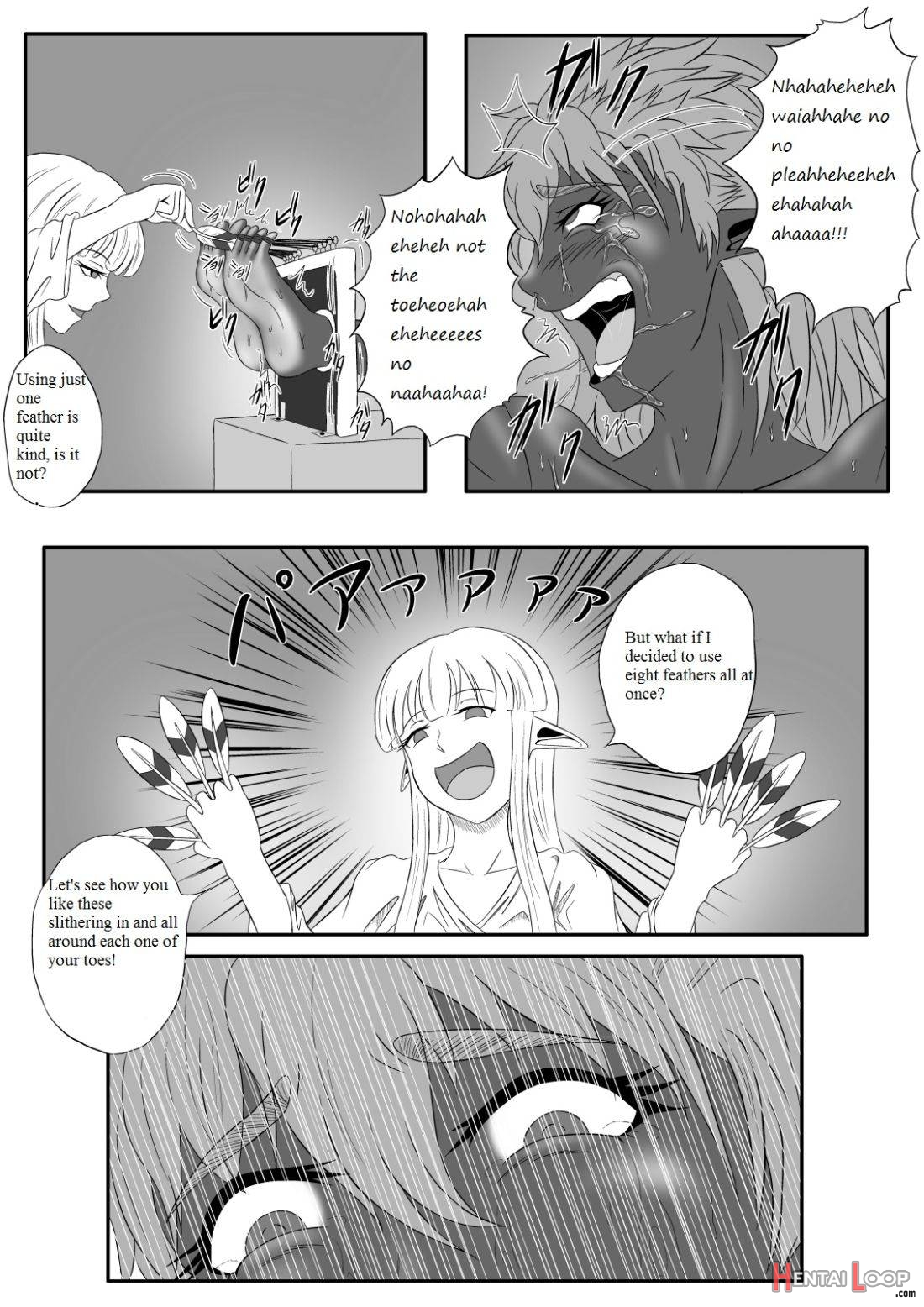 Kusuguri Goumon Taikyuu Hon ~dark Elf Zokuchou Hen~ page 23