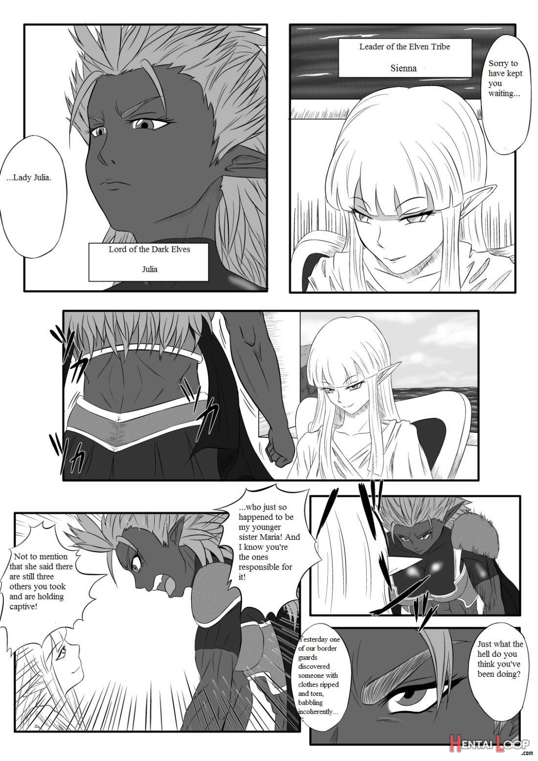 Kusuguri Goumon Taikyuu Hon ~dark Elf Zokuchou Hen~ page 4