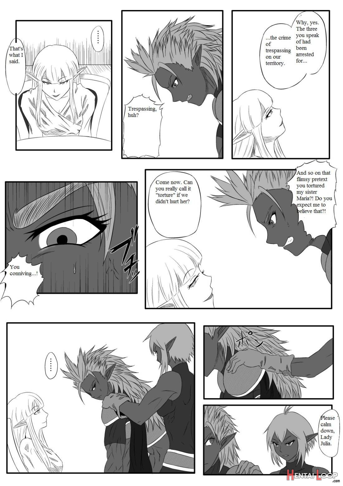 Kusuguri Goumon Taikyuu Hon ~dark Elf Zokuchou Hen~ page 5