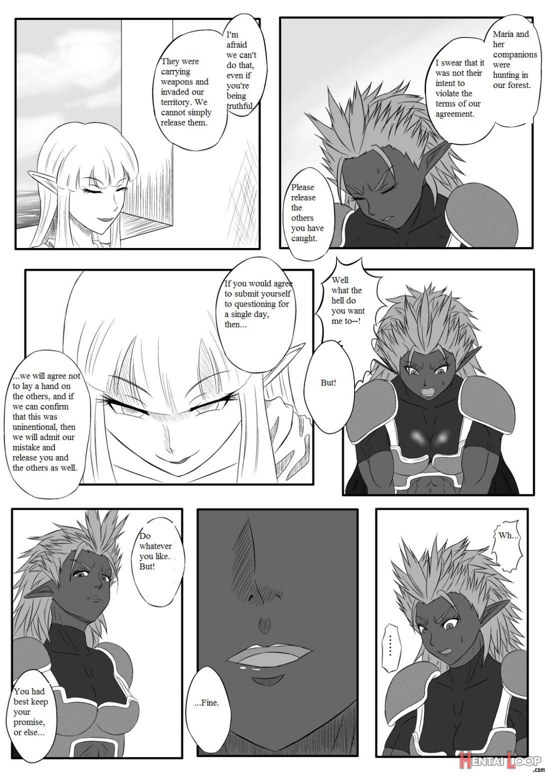 Kusuguri Goumon Taikyuu Hon ~dark Elf Zokuchou Hen~ page 6