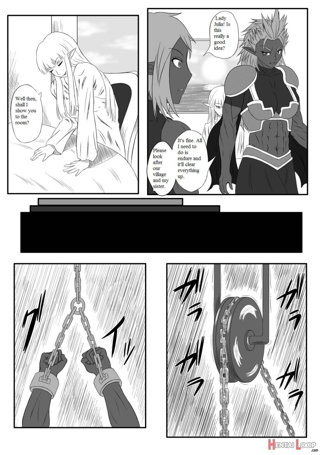 Kusuguri Goumon Taikyuu Hon ~dark Elf Zokuchou Hen~ page 7