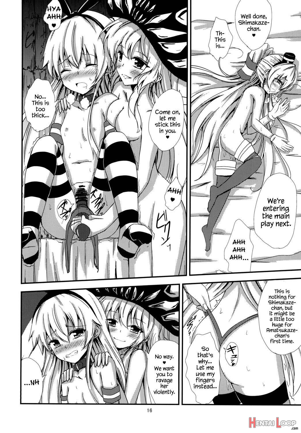 Kuubo Wo-kyuu-chan No Shimakaze Yuri Dorei Choukyou ~amatsukaze-chan To Issho Hen~ page 17