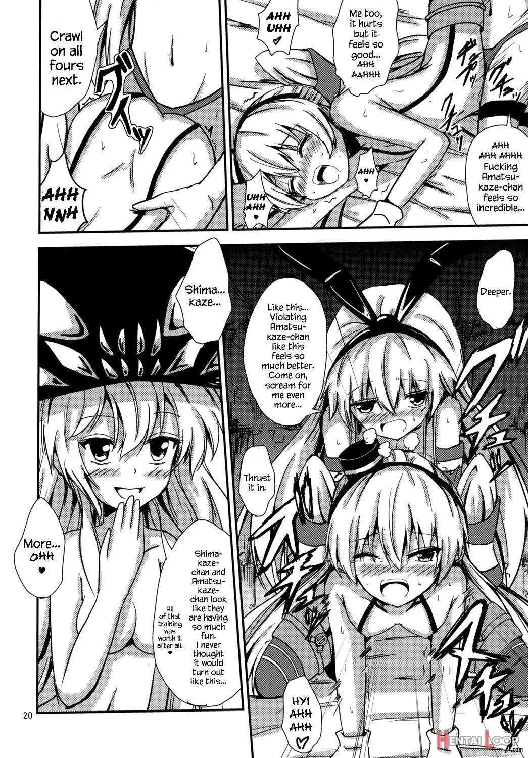 Kuubo Wo-kyuu-chan No Shimakaze Yuri Dorei Choukyou ~amatsukaze-chan To Issho Hen~ page 21