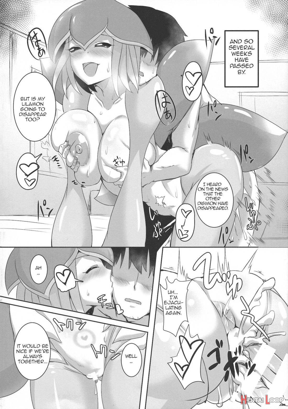 Lovey-dovey Sex Life With Lilamon page 9