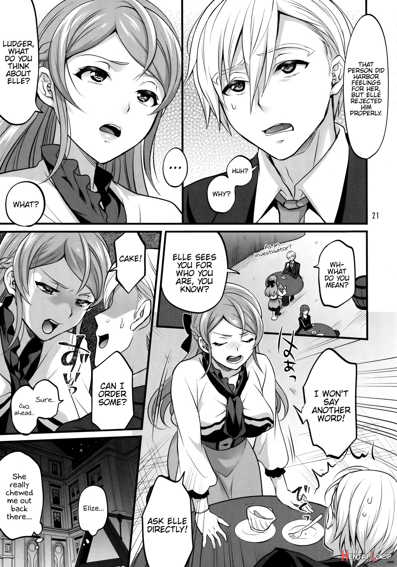 Otona Ni Natte Mo Kawarazu Futanari Elle Ni Furimawasareru! page 19