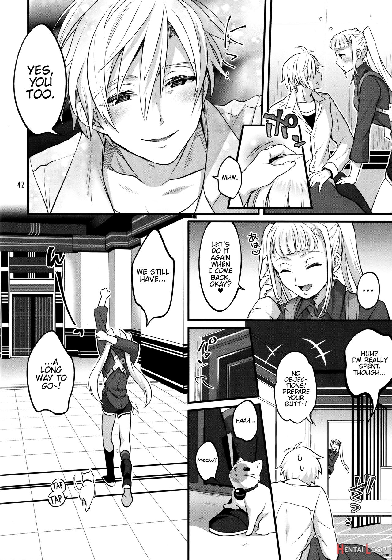 Otona Ni Natte Mo Kawarazu Futanari Elle Ni Furimawasareru! page 40