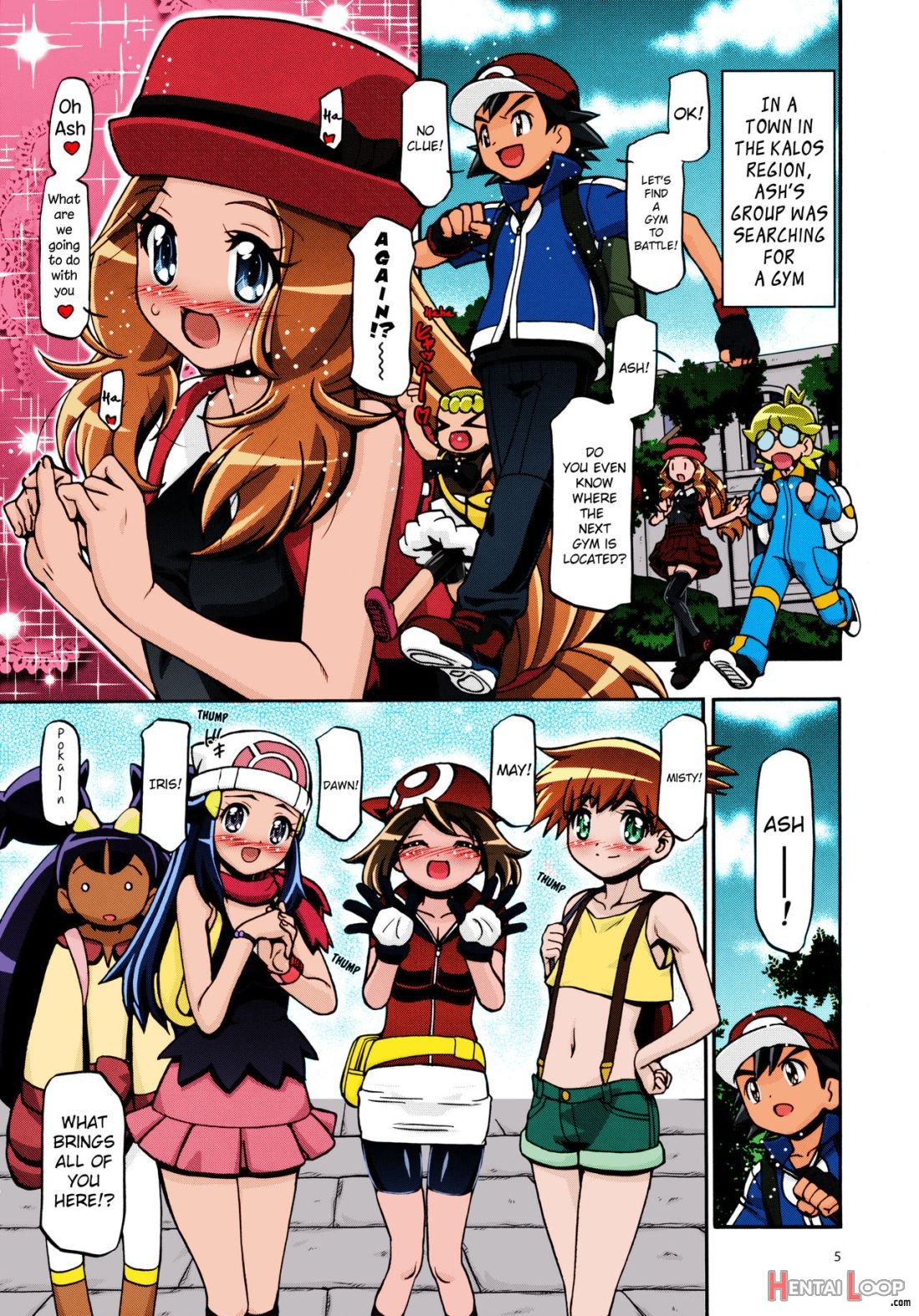 Pm Gals Xy - Colorized page 4