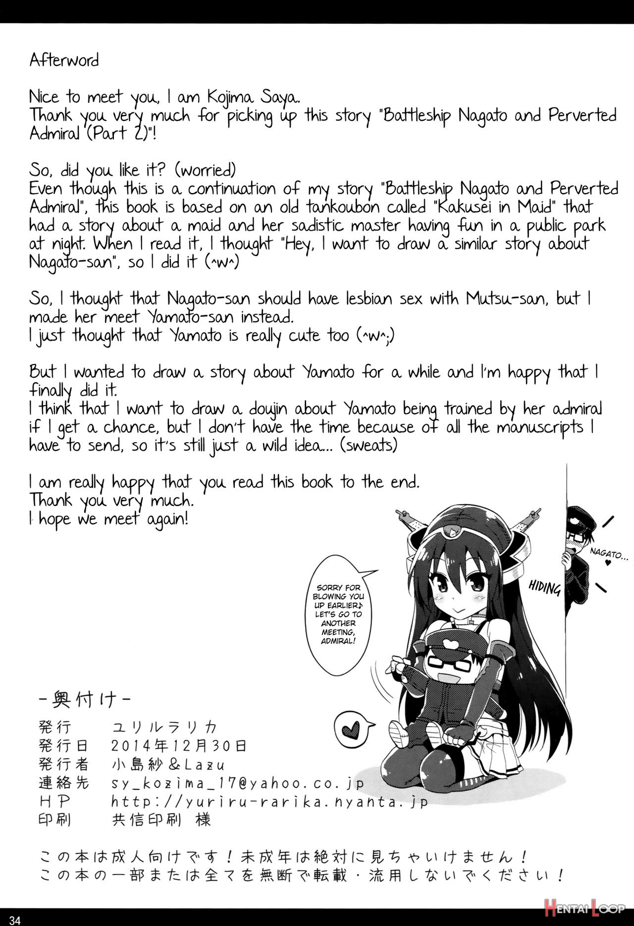 Senkan Nagato To Hentai Teitoku (sono Ni) page 31