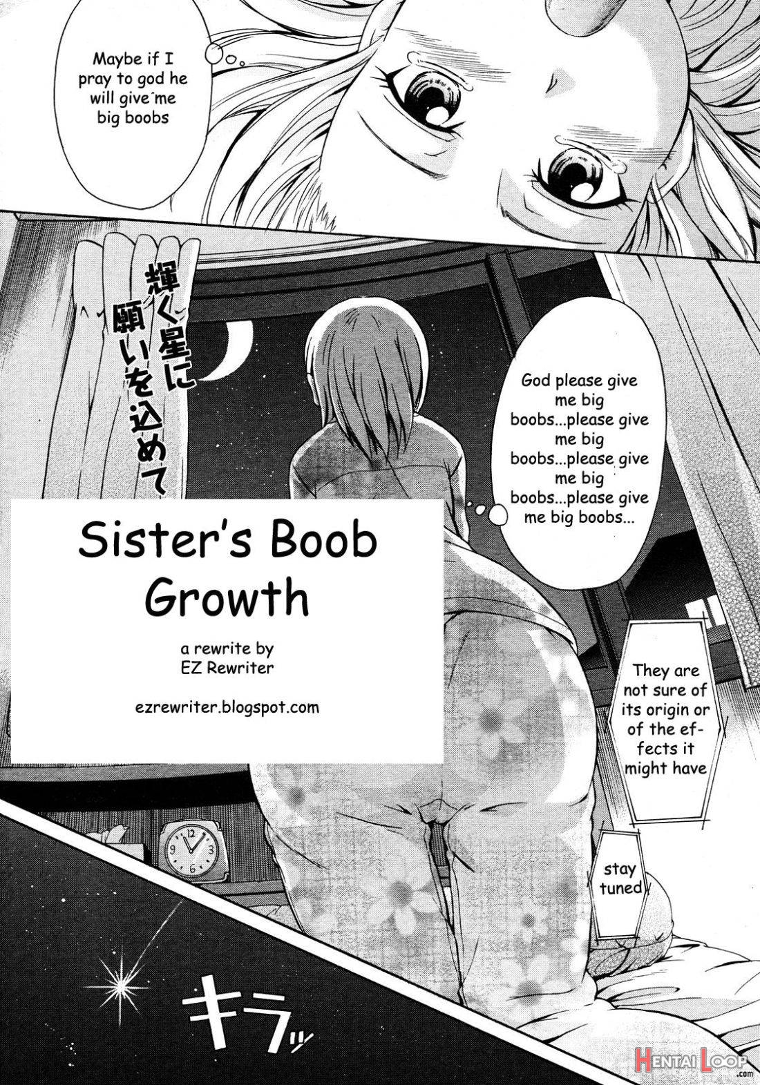 Sister's Boob Growth page 3