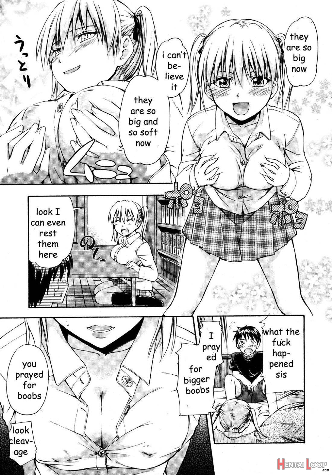 Sister's Boob Growth page 5