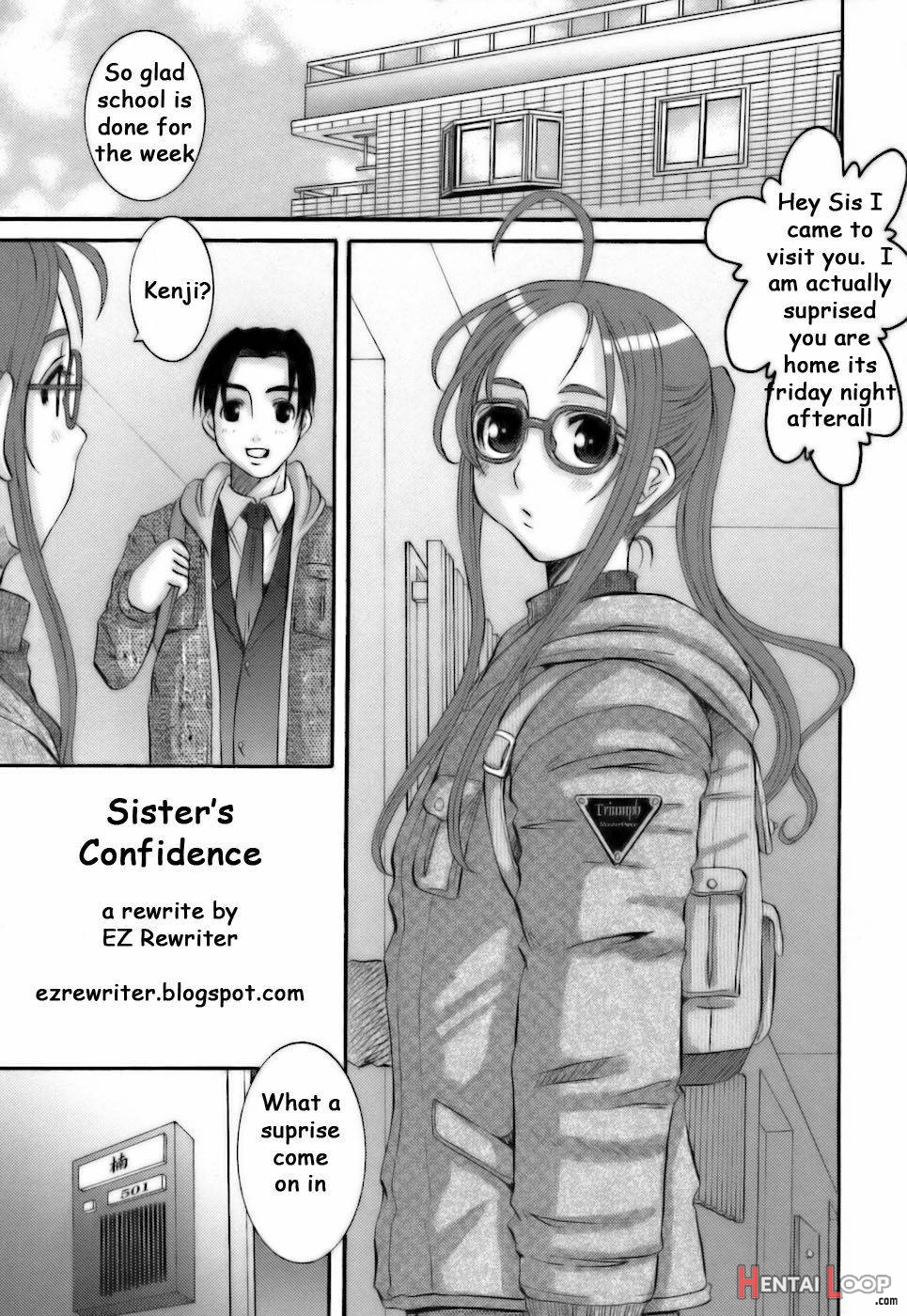 Sister's Confidence page 1