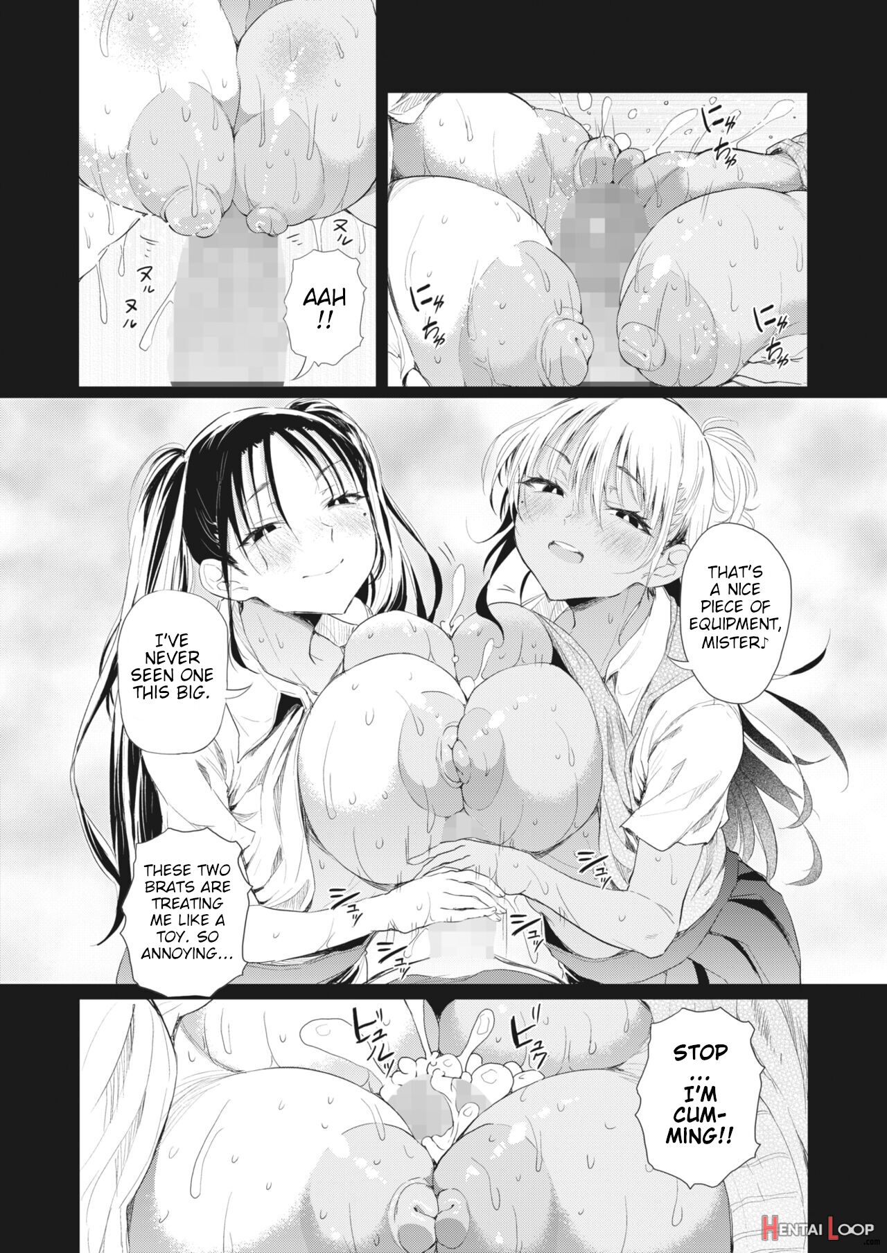 Totte Torarete Shirokuro Gal Shimai page 12