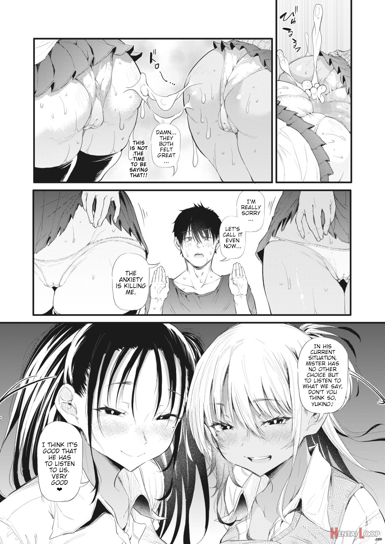 Totte Torarete Shirokuro Gal Shimai page 14