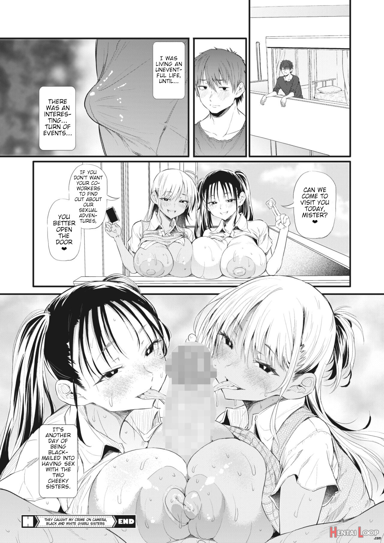 Totte Torarete Shirokuro Gal Shimai page 28