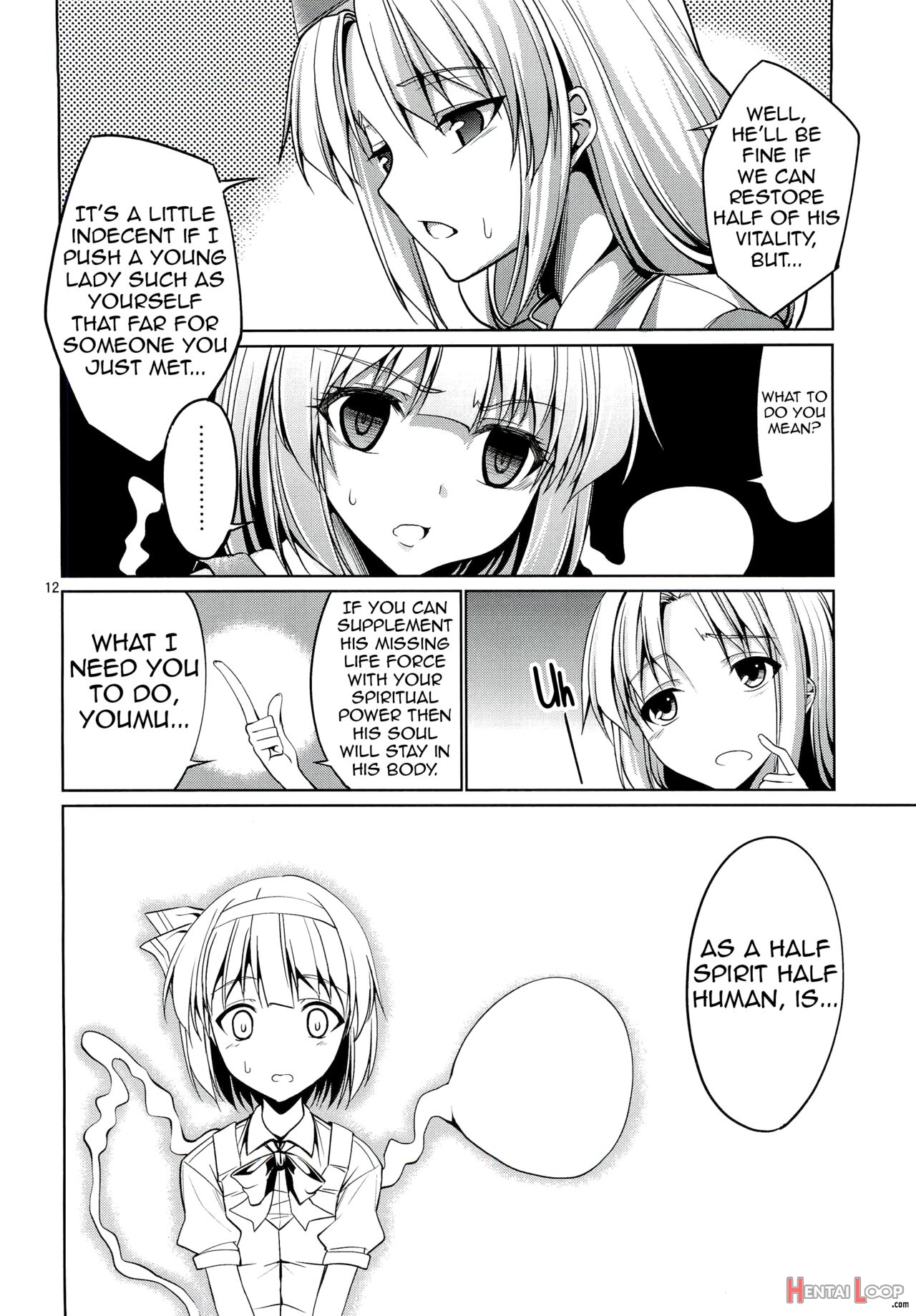 Touhou Youengi ~youmu Ni Hirotte Morau Hon~ page 11