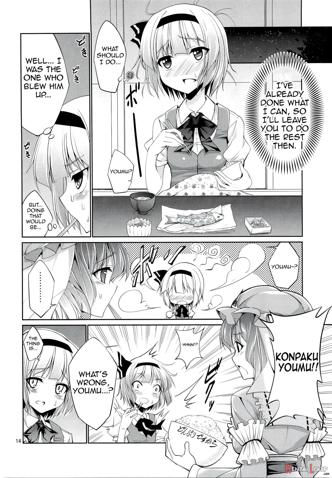 Touhou Youengi ~youmu Ni Hirotte Morau Hon~ page 13