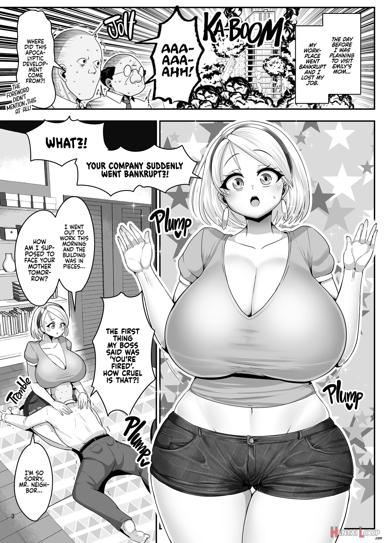 H Daisuki Kinpatsu Hakujin Bakunyuu Ryuugakusei Ga Tonari No Heya Ni Hikkoshite Kita!! 2 ~mama Mo Ore No Sefri Ni Natta!!~ - Decensored page 3