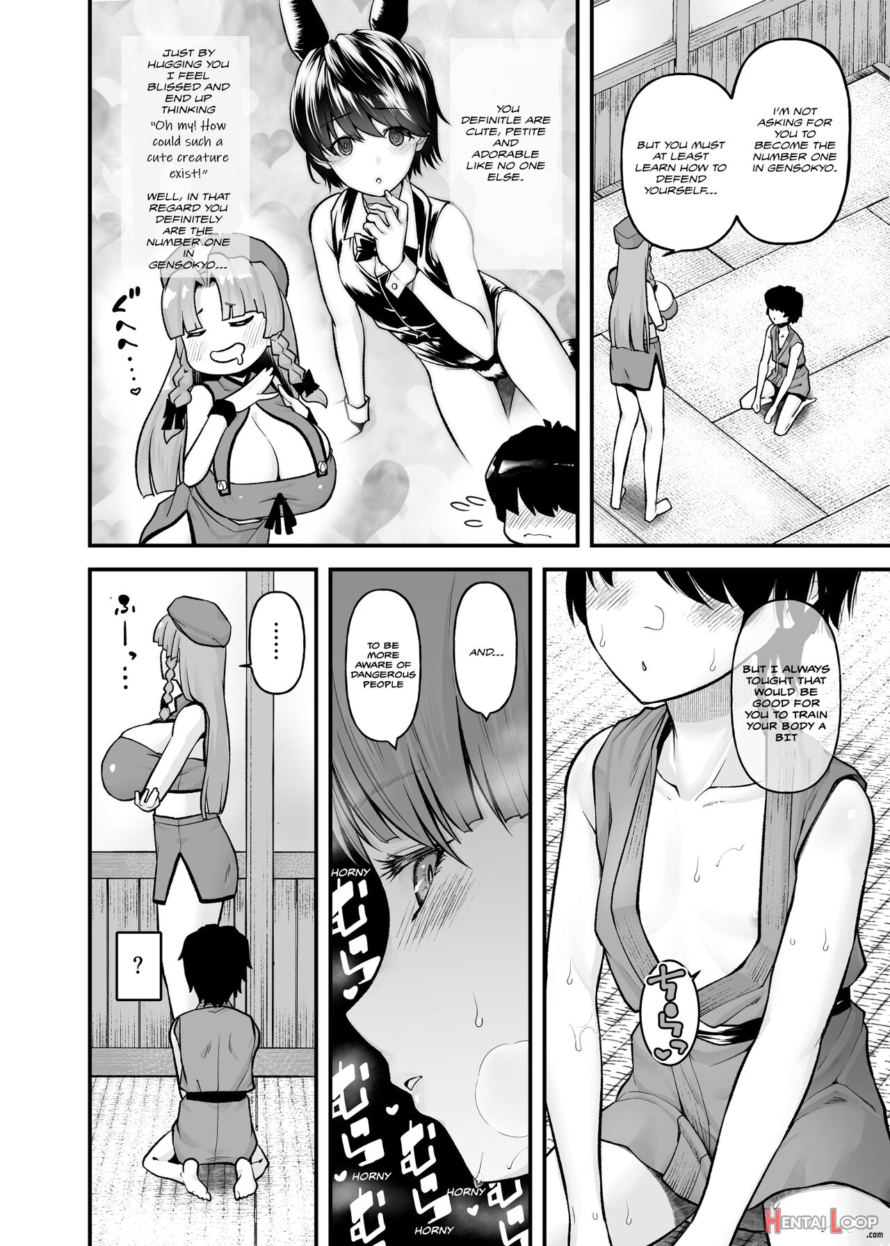 Monban No Onee-san No Asedaku Milk Oppai page 6