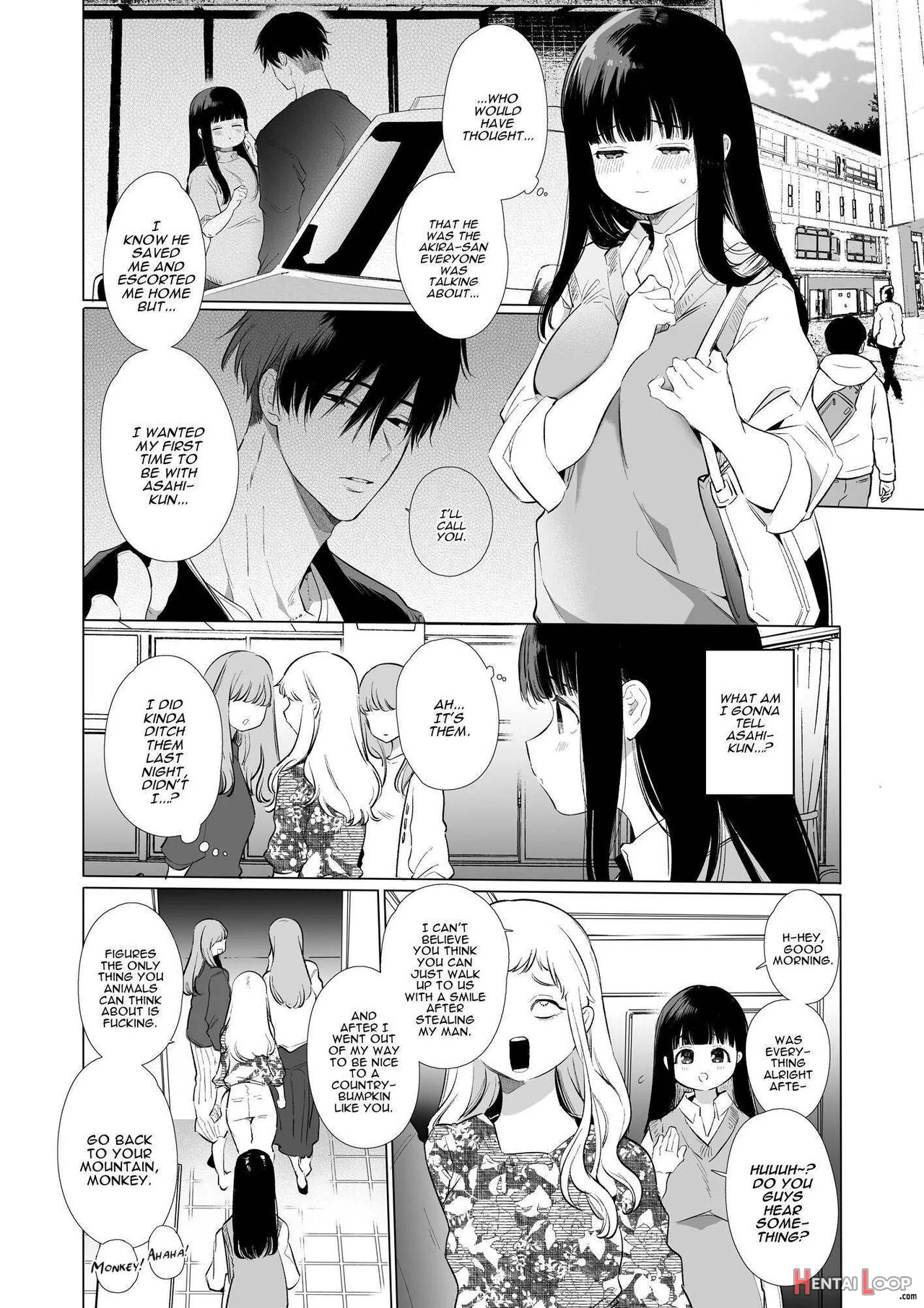 Mayu-chan Ntr ~daigaku Shingaku No Tame Joukyou Shita Kanojo Ga Onzoushi Ni Tsukamari Dekiai Sarete Shimatta~ page 37