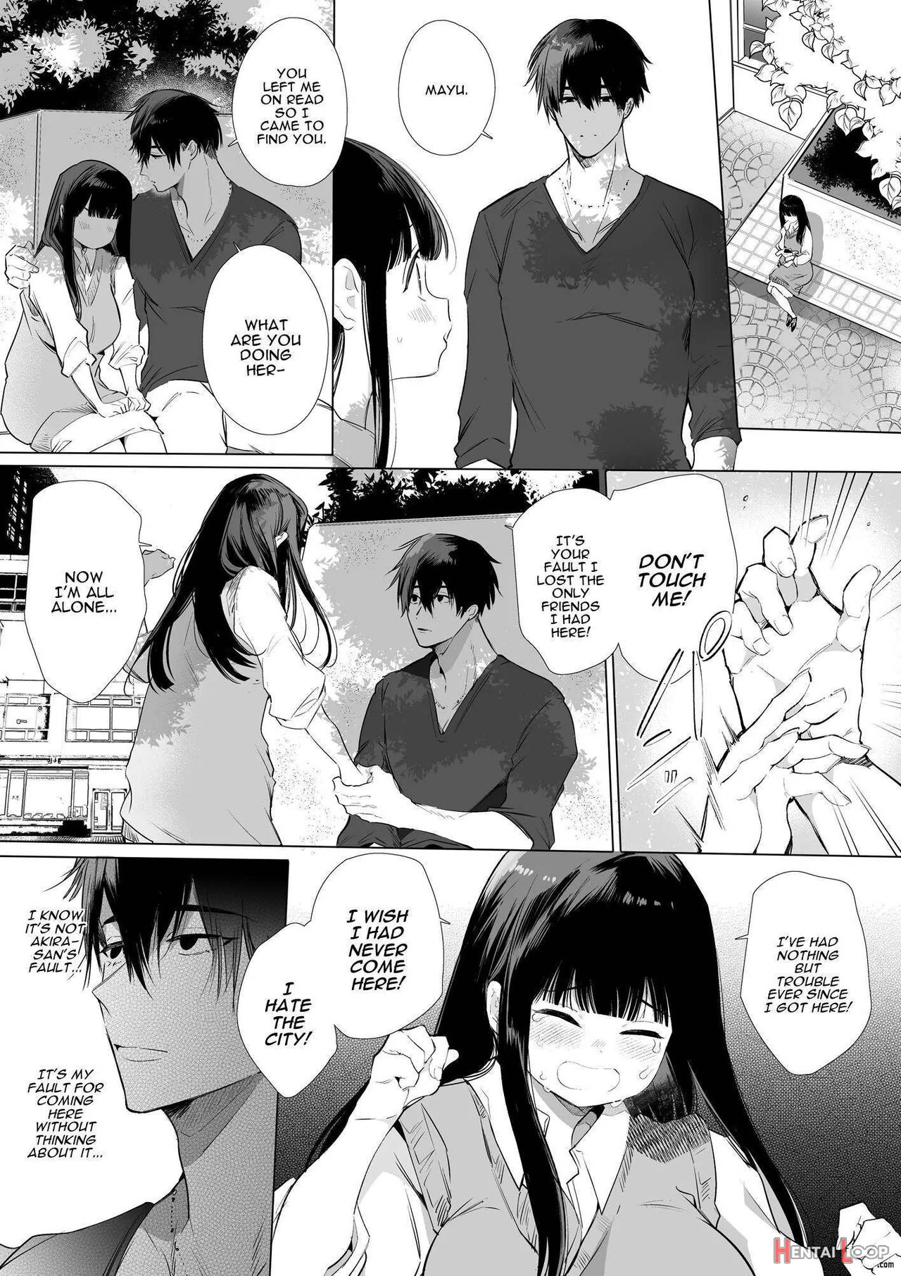 Mayu-chan Ntr ~daigaku Shingaku No Tame Joukyou Shita Kanojo Ga Onzoushi Ni Tsukamari Dekiai Sarete Shimatta~ page 38